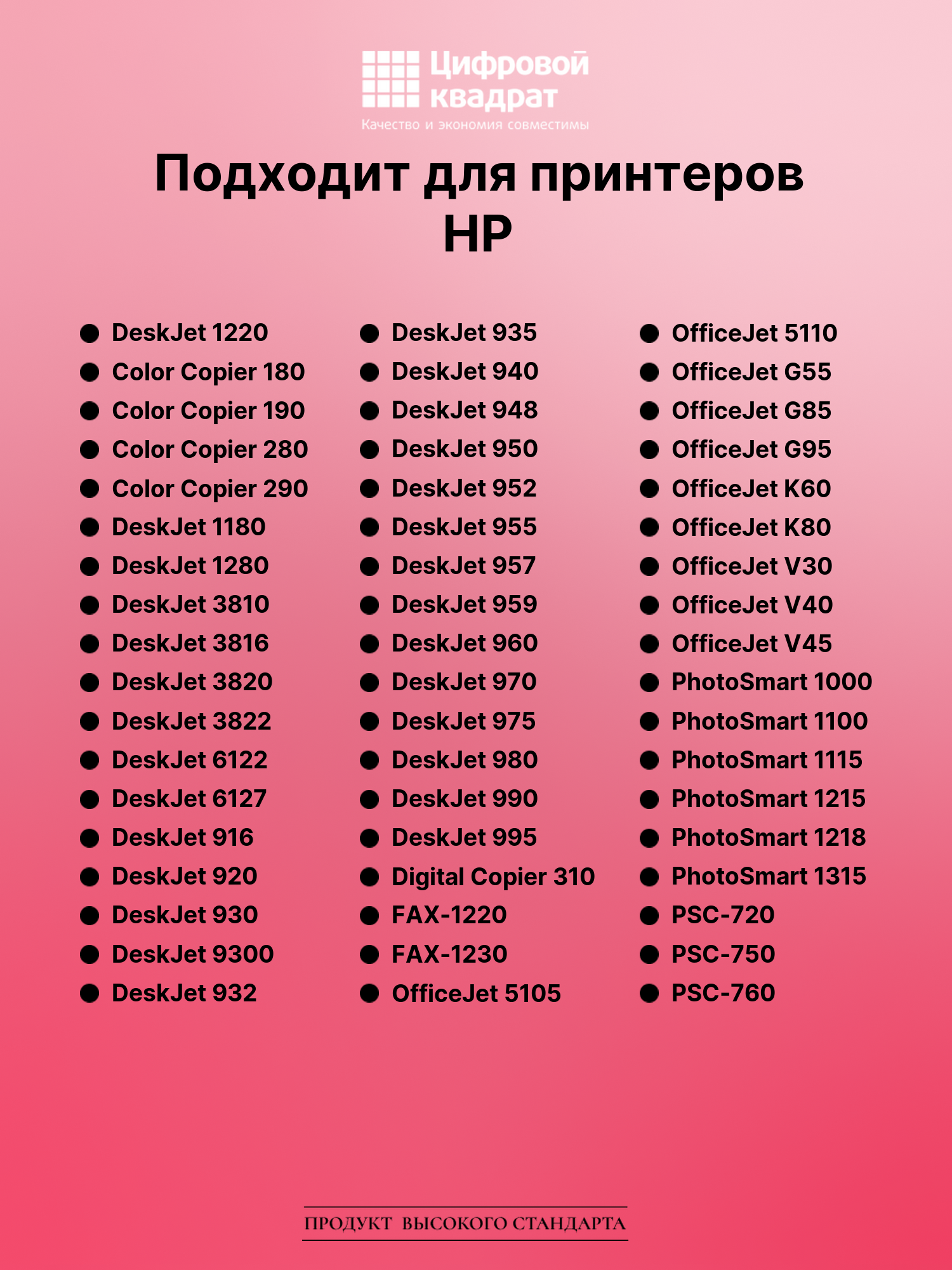 Картридж для HP DeskJet 1220 совместимый 2