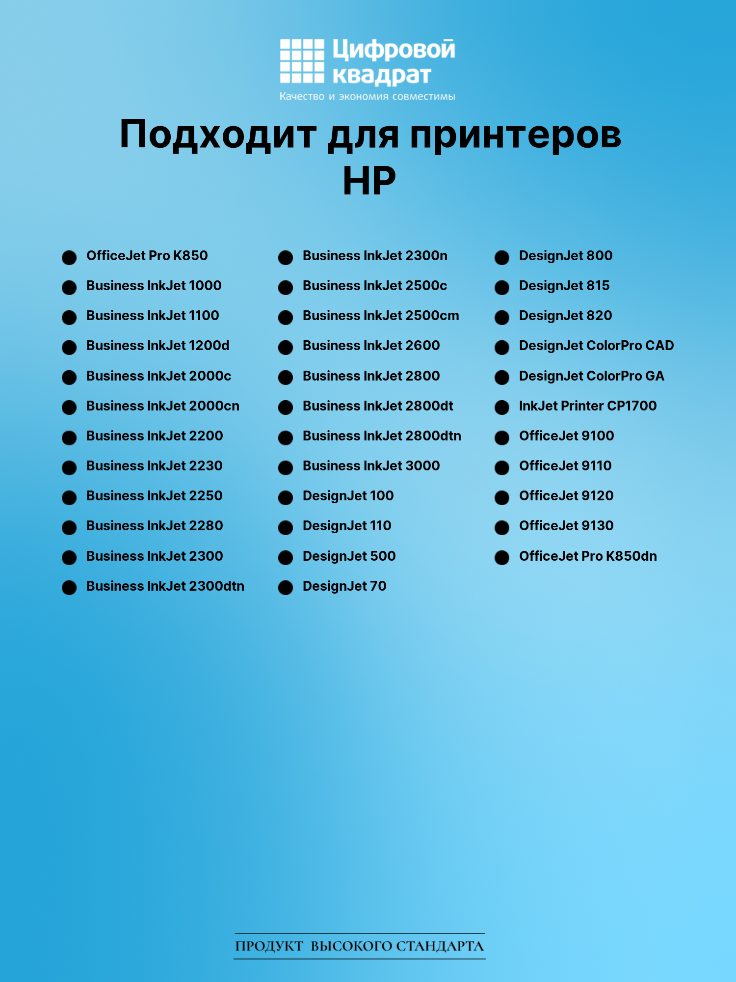 Картридж для HP OfficeJet Pro K850 (10), InkJet 2500c 2