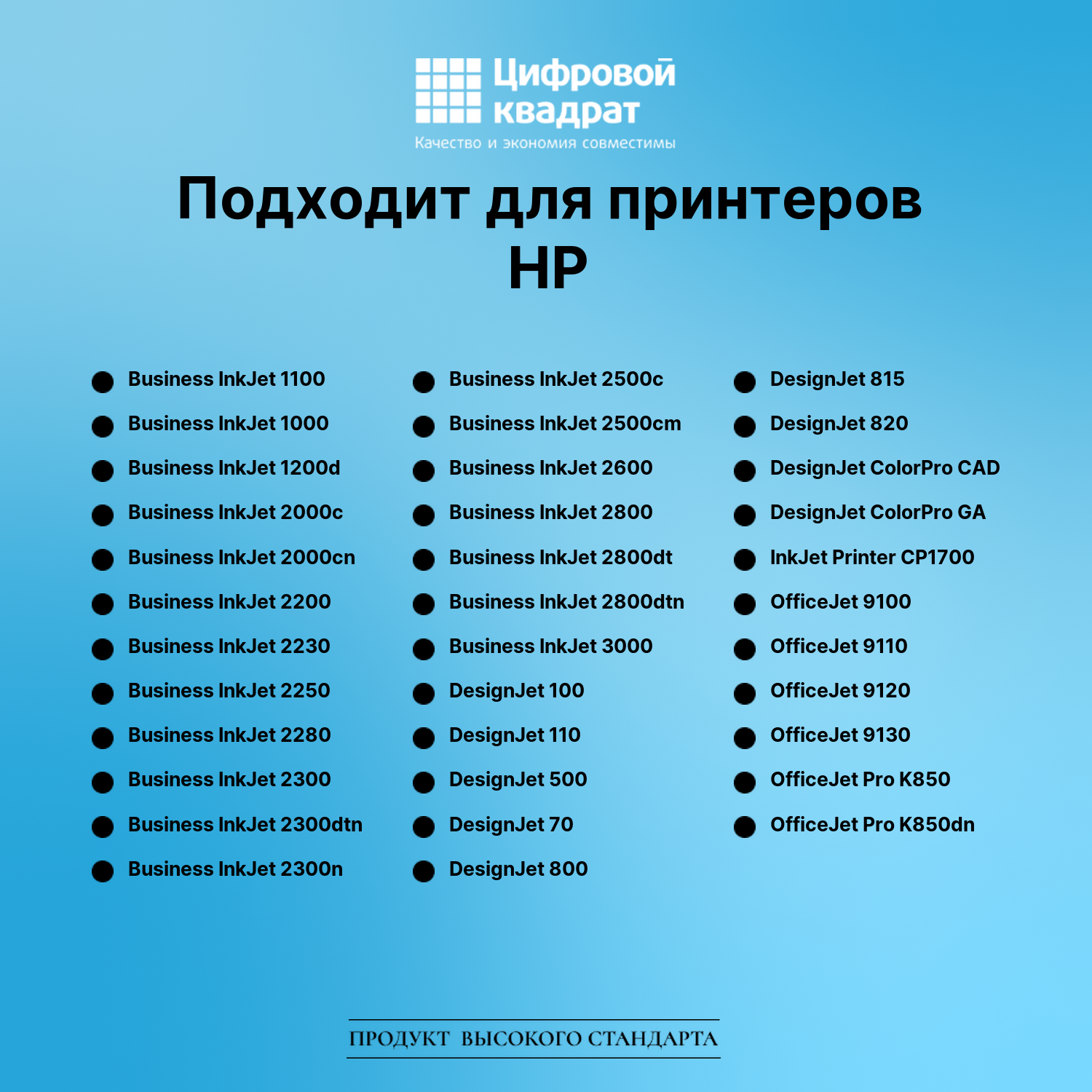 Картридж для HP Business InkJet 1100 совместимый 2