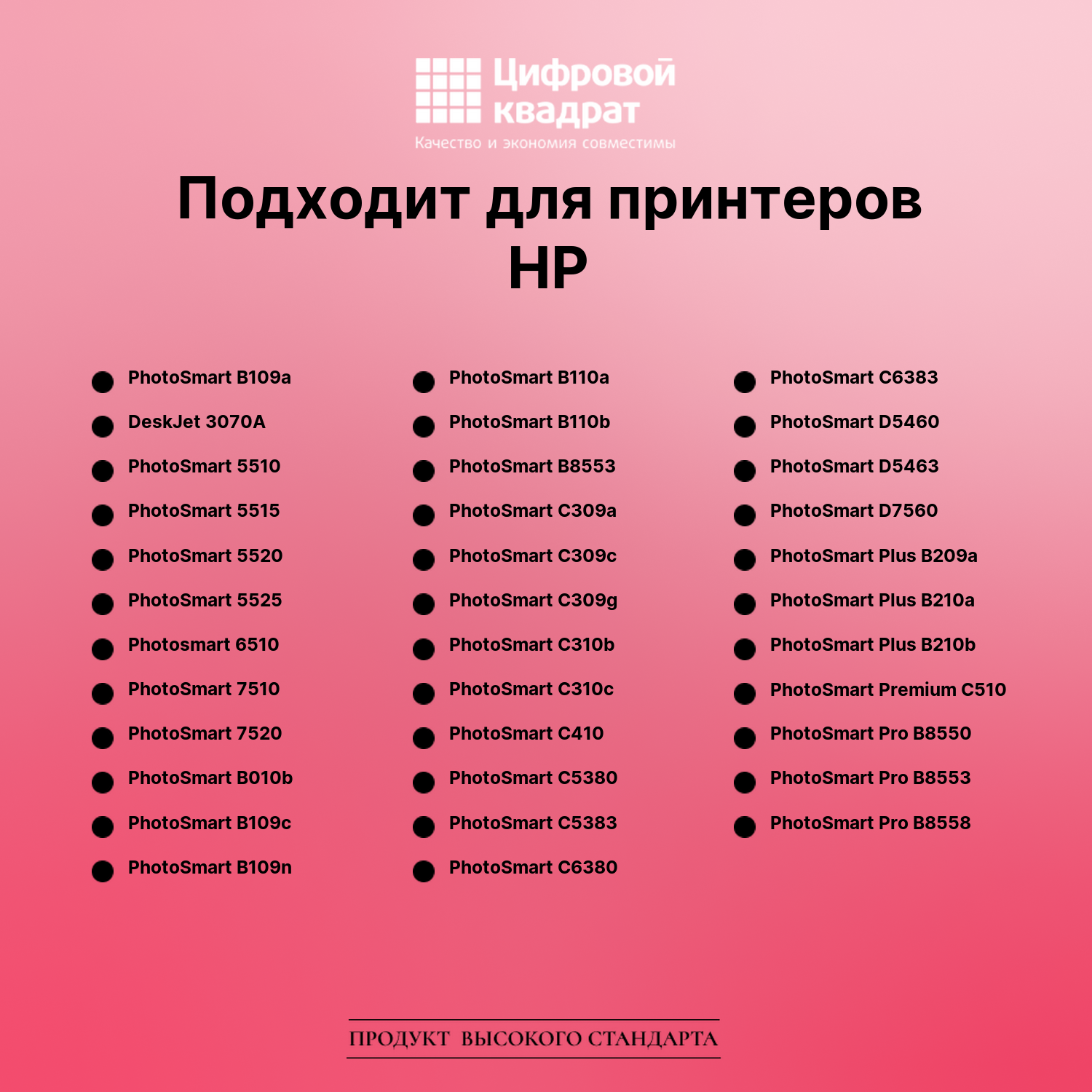Картридж для HP PhotoSmart B109A совместимый 2