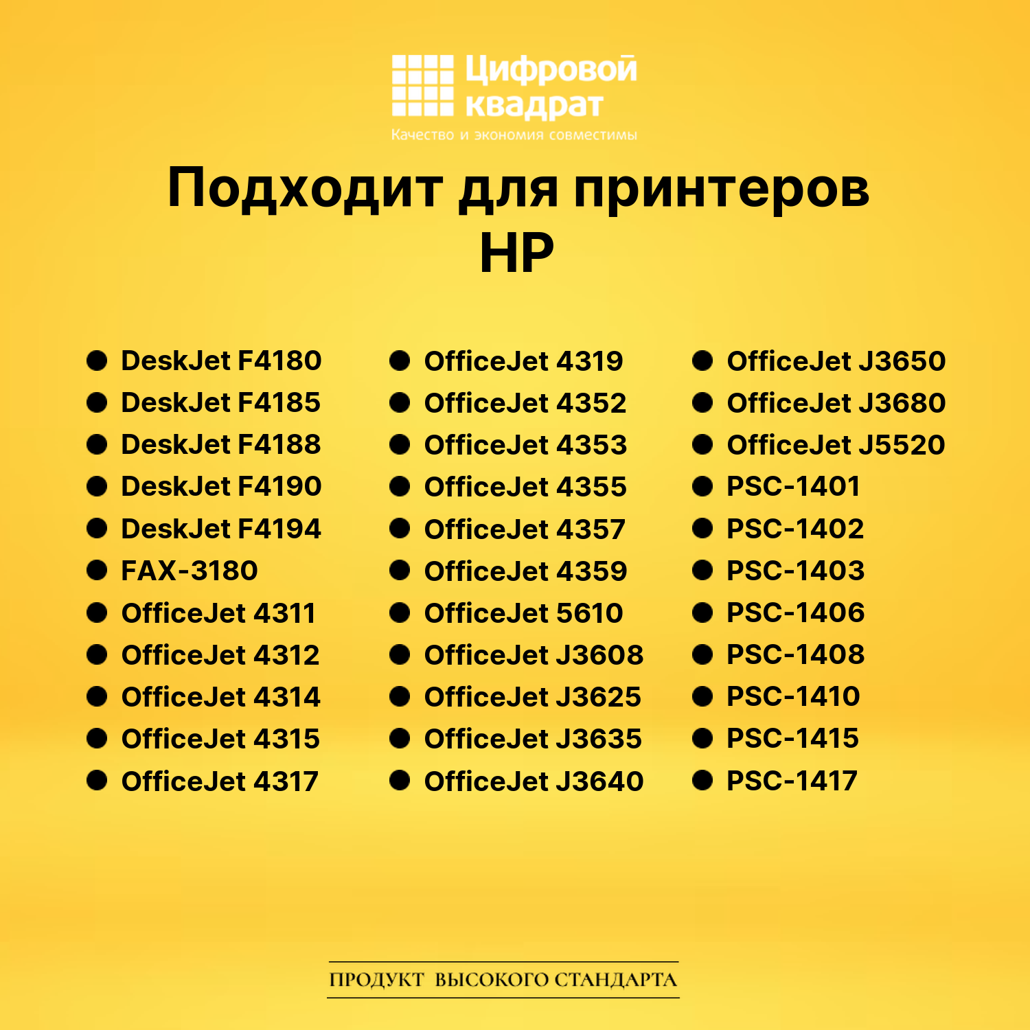 Набор картриджей №21-22XL HP C9351CE-C9352CE увеличенный ресурс совместимый 4