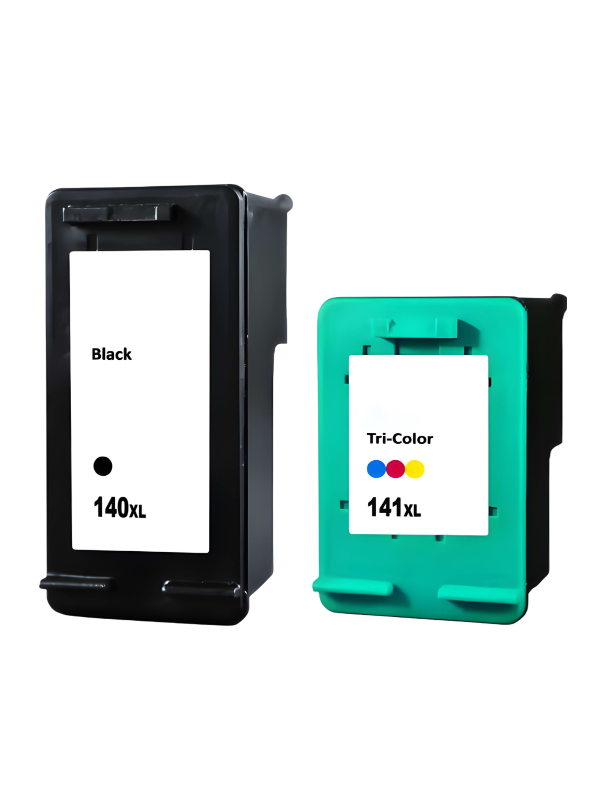 Набор картриджей №140-141XL HP CB336HE-CB338HE увеличенный ресурс совместимый 1