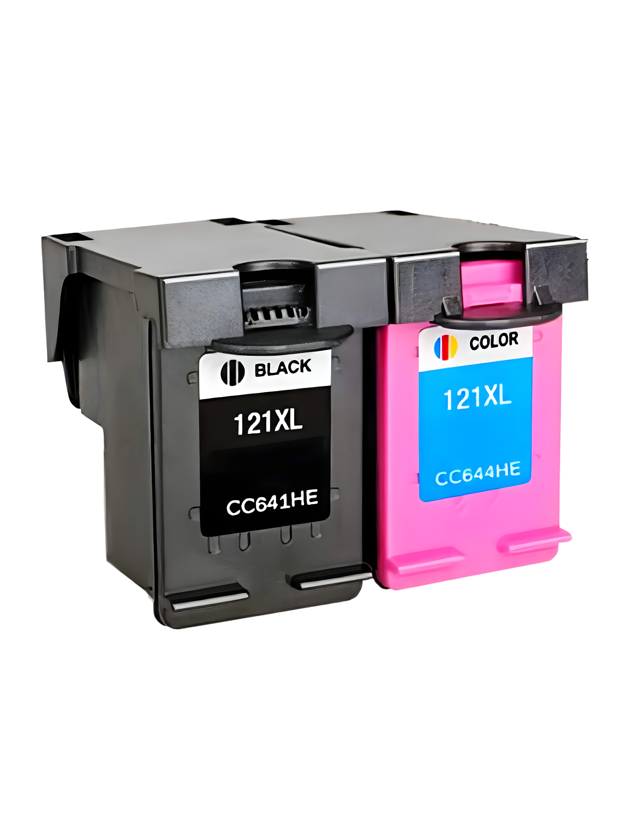 Набор картриджей №121XL HP CC641HE-CC644HE увеличенный ресурс совместимый 1