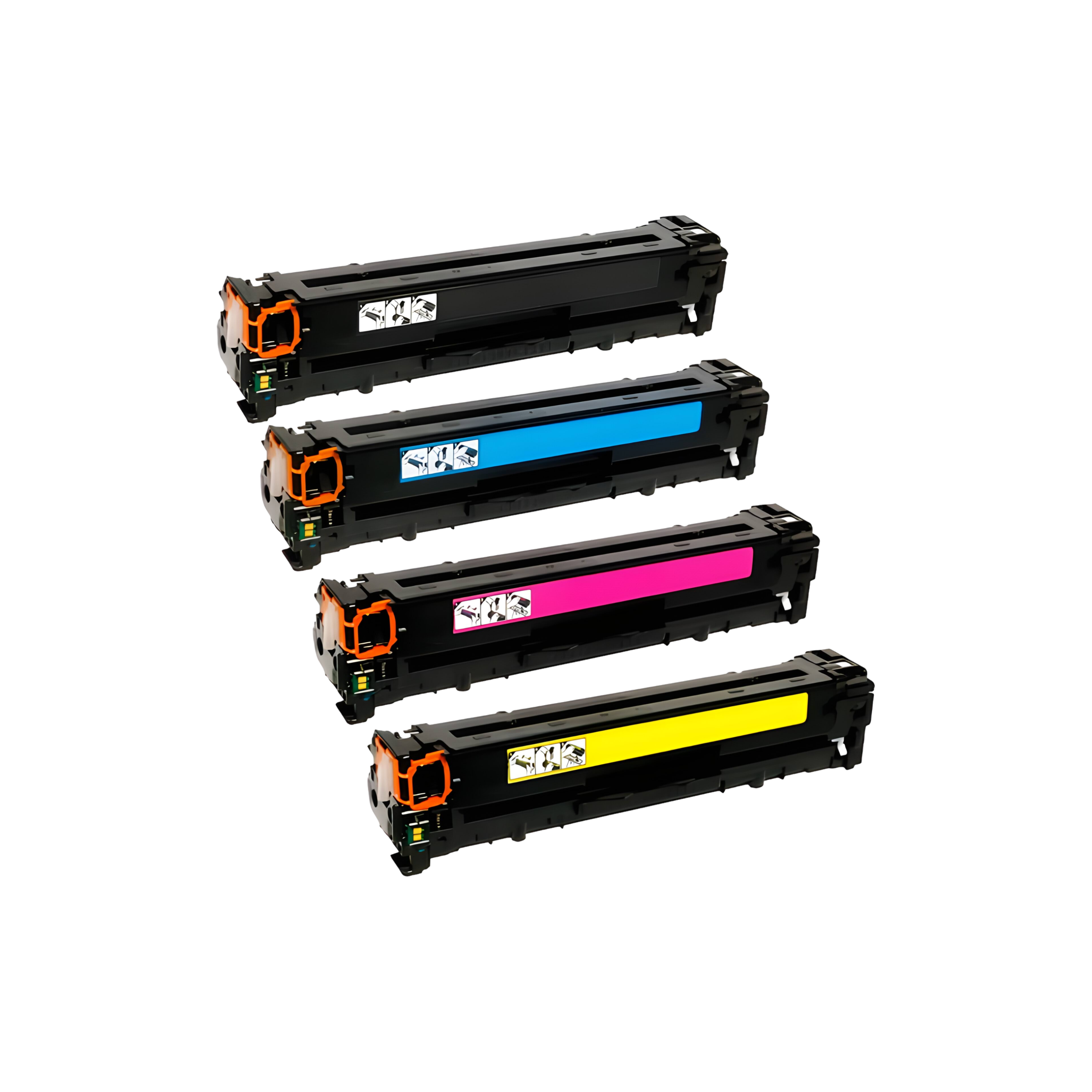 Набор картриджей CE320A-CE323A HP 128A совместимый 1