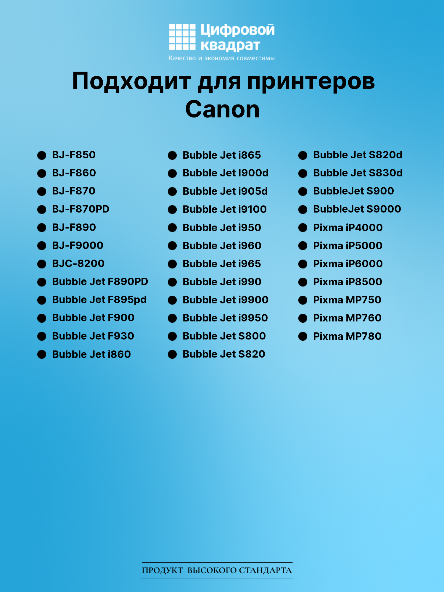 Картридж для Canon BJ-F850 совместимый 2