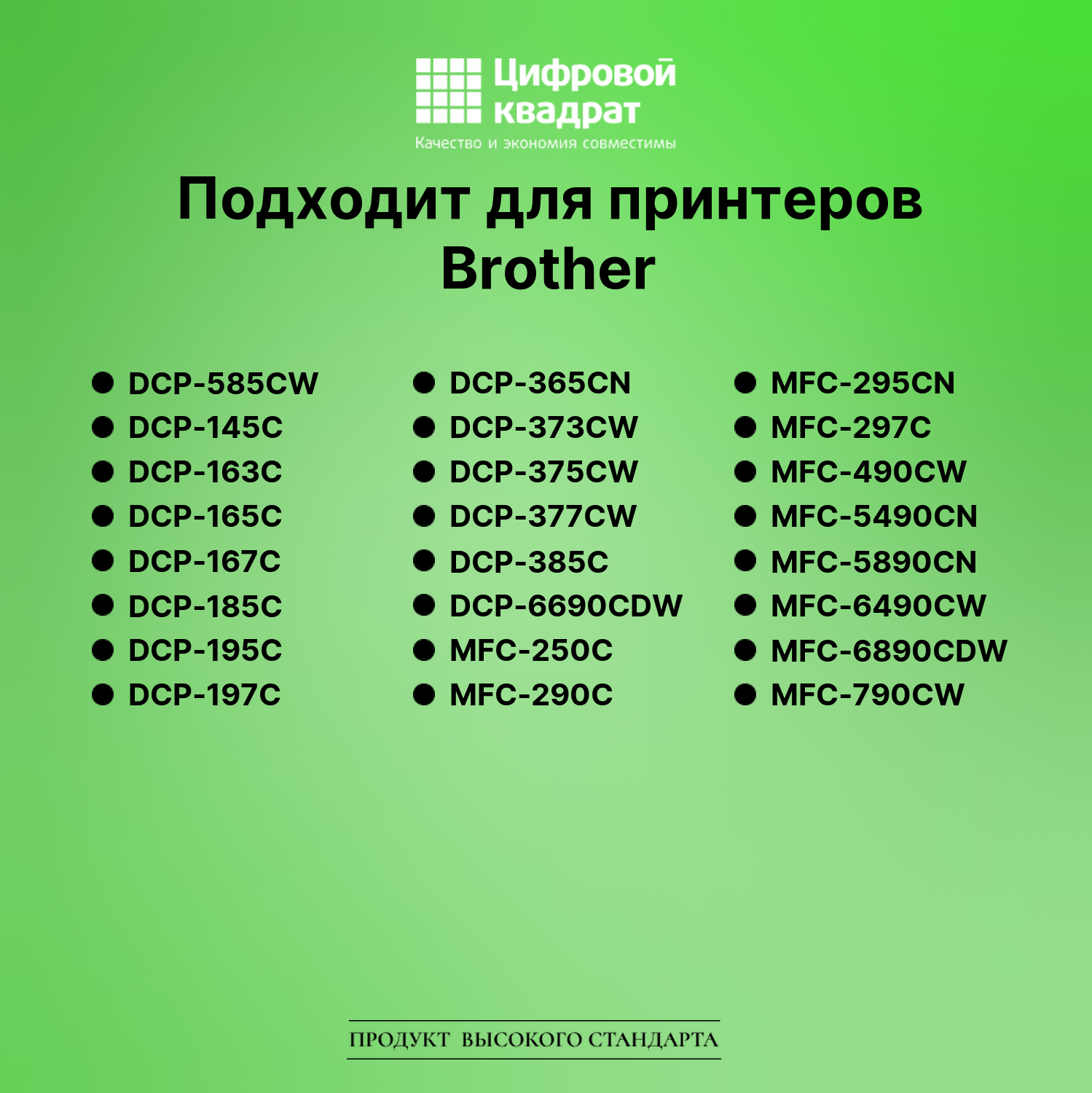 Картридж для Brother DCP-585CW совместимый 2