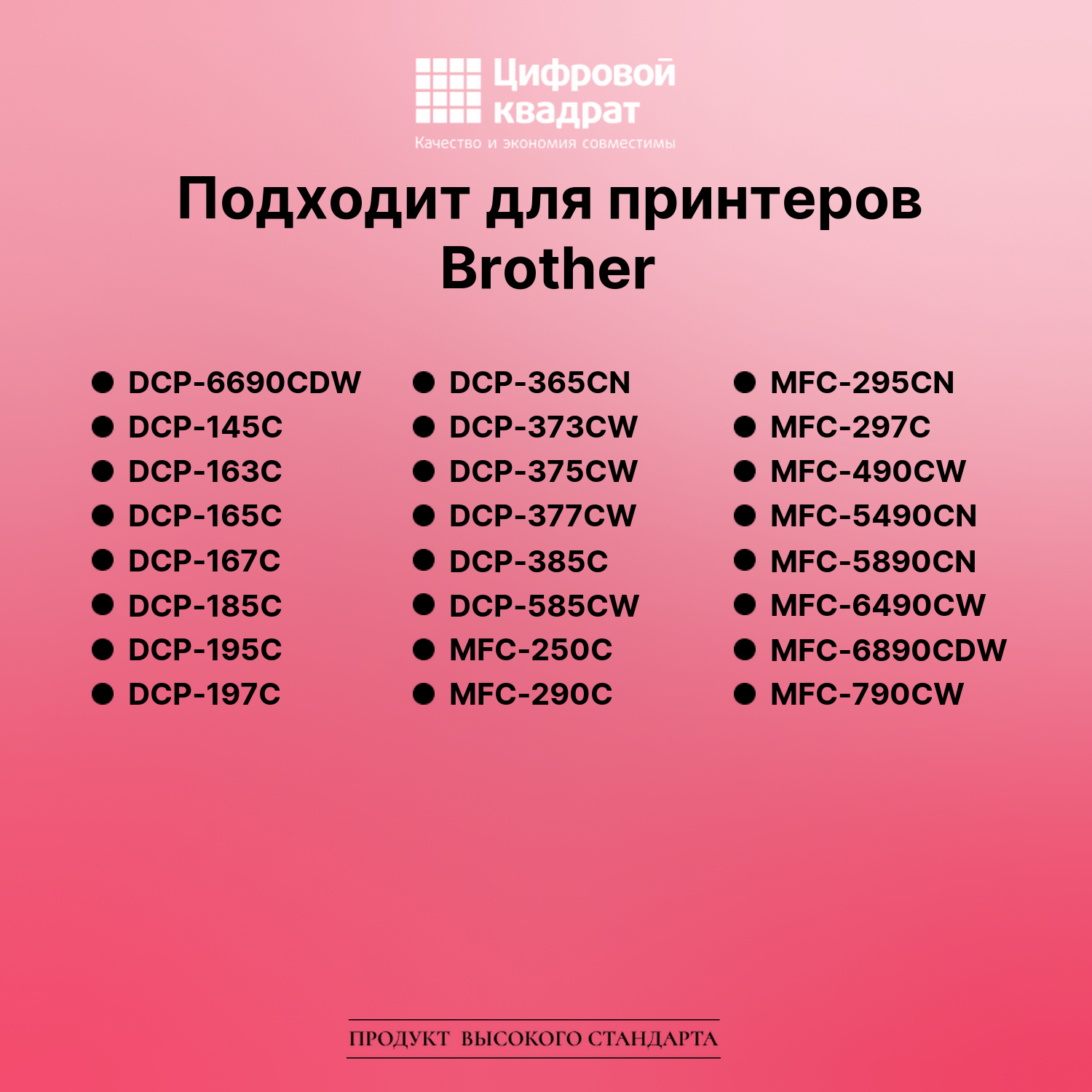 Картридж для Brother DCP-6690CDW совместимый 2