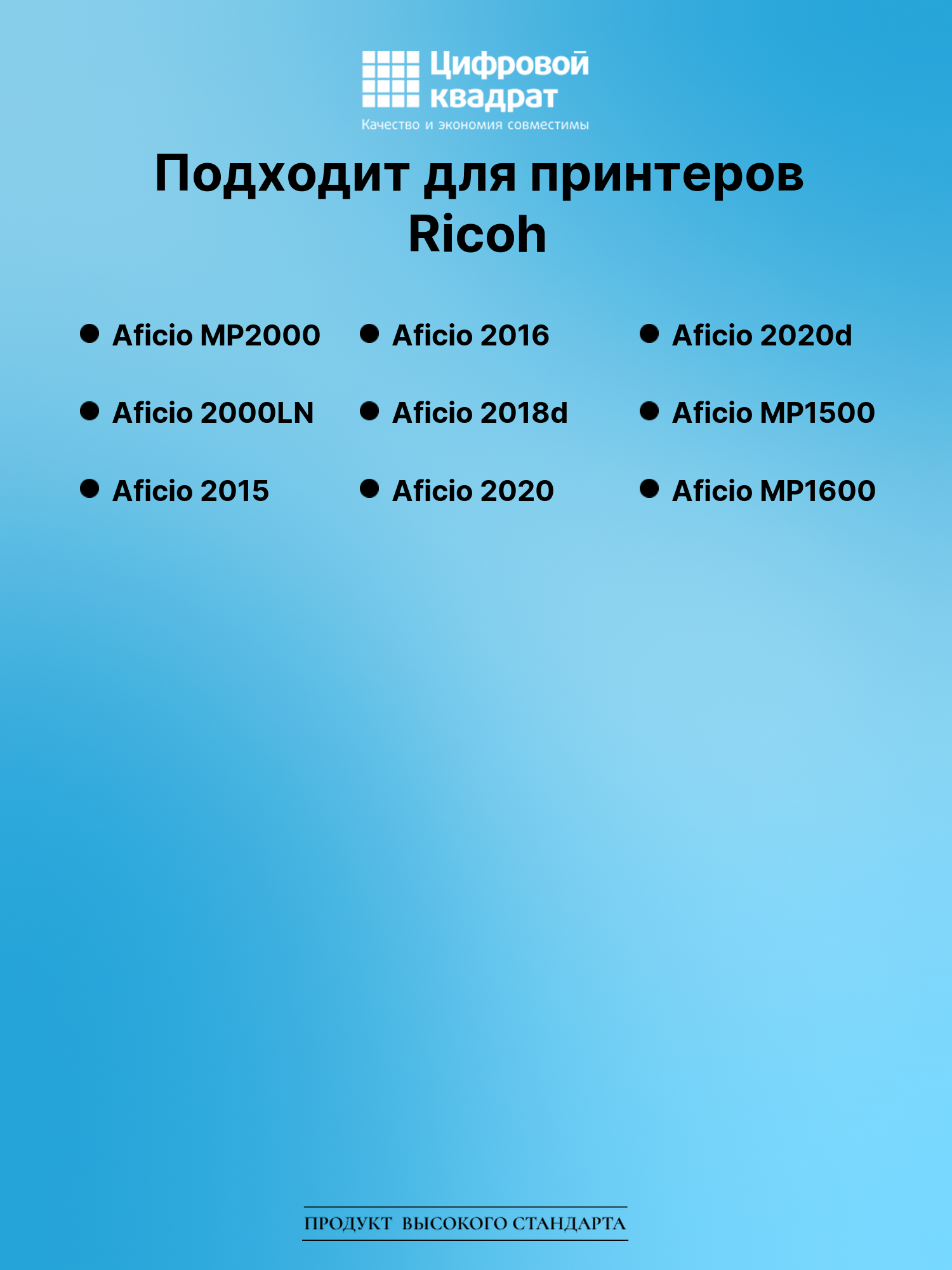 Картридж для Ricoh Aficio MP2000 (1230D), 2000LN 2