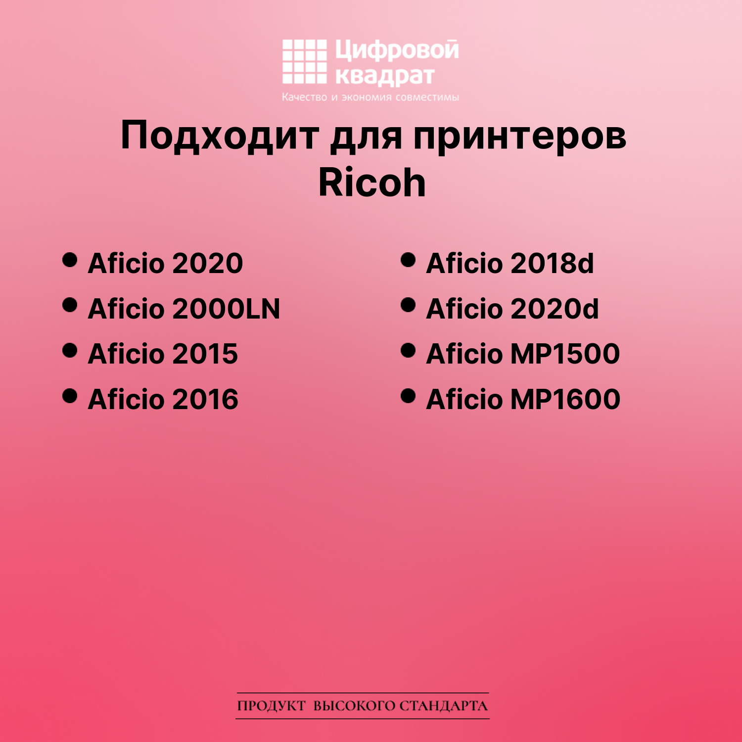 Картридж для Ricoh Aficio 2020 (1230D), 2000LN, 2015 2