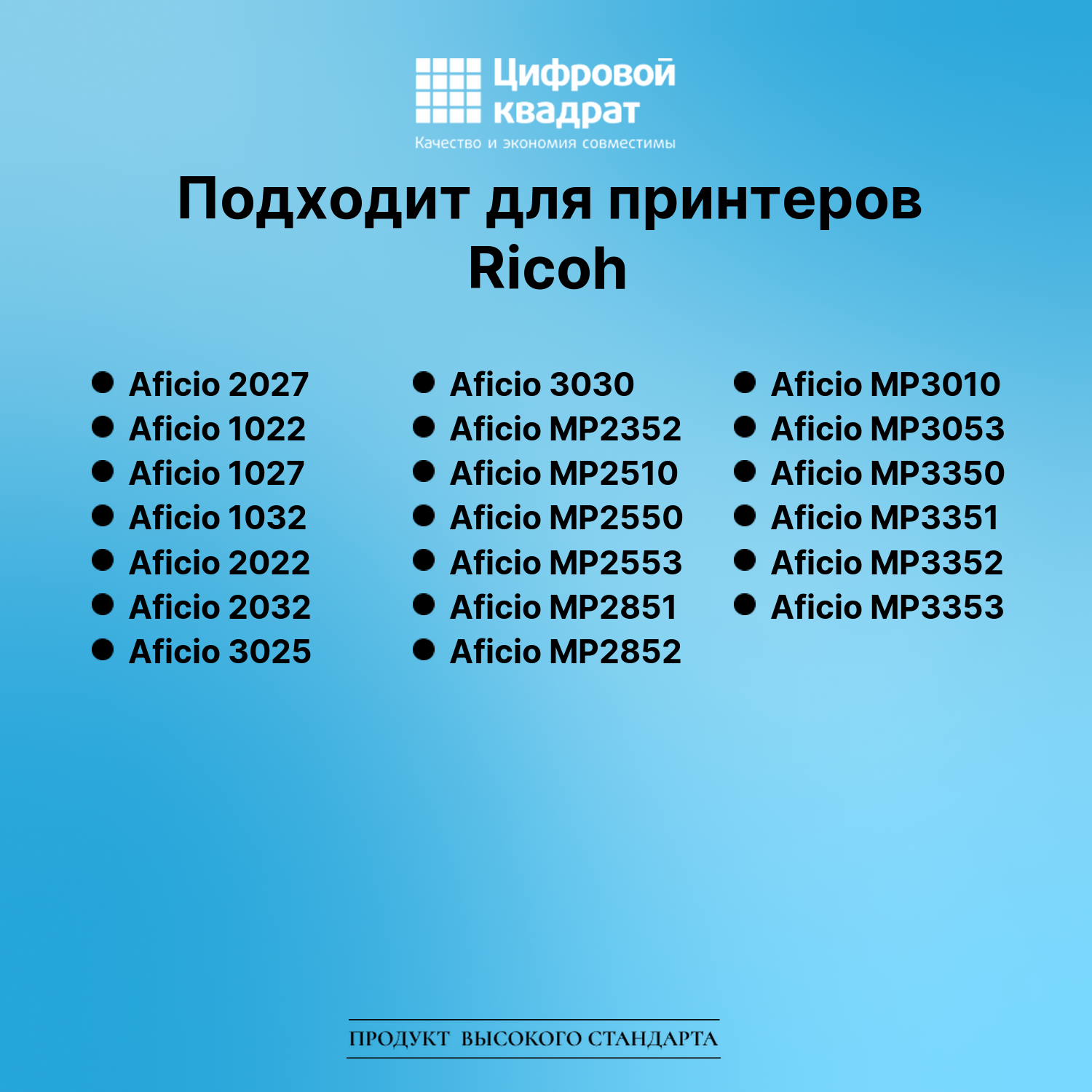 Картридж для Ricoh 2027 совместимый 2