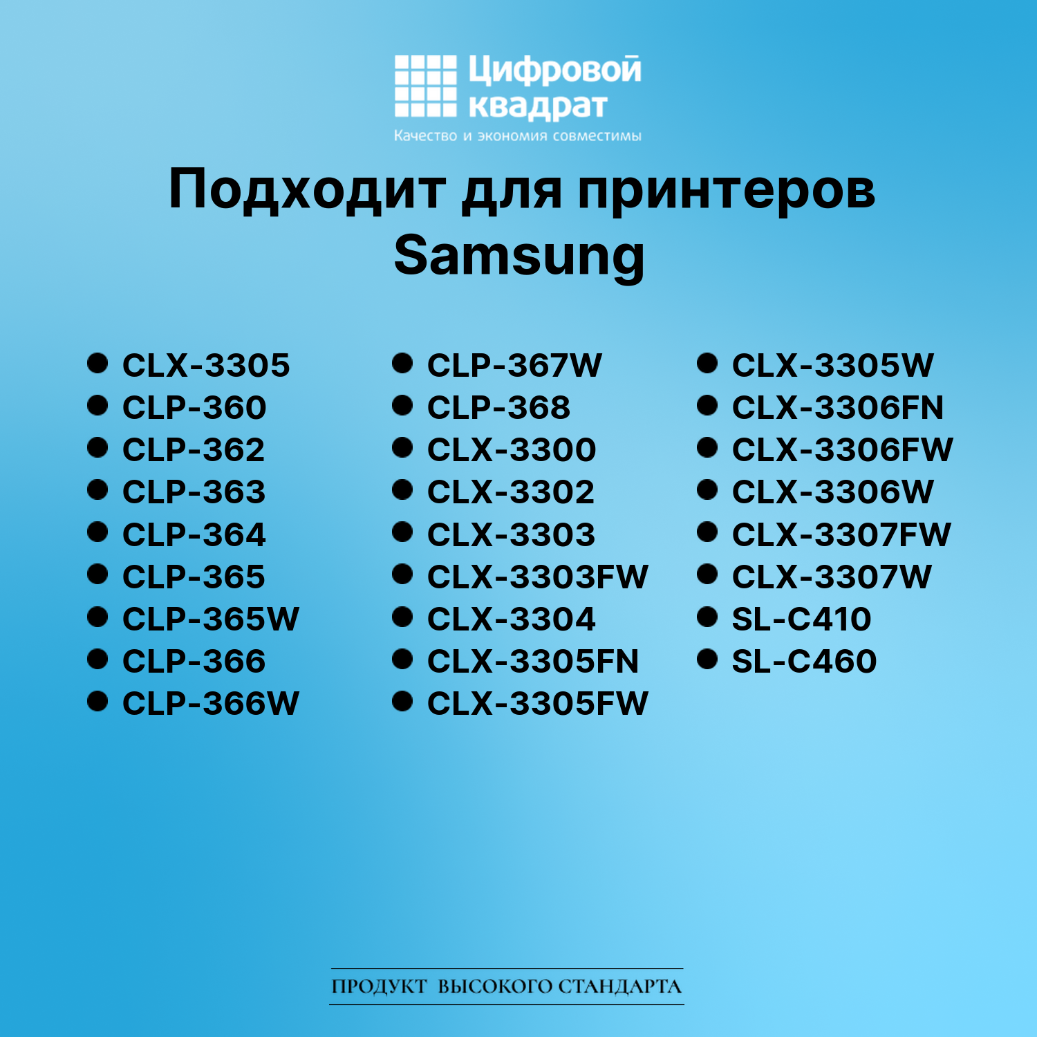 Картридж для Samsung CLX-3305 совместимый 2