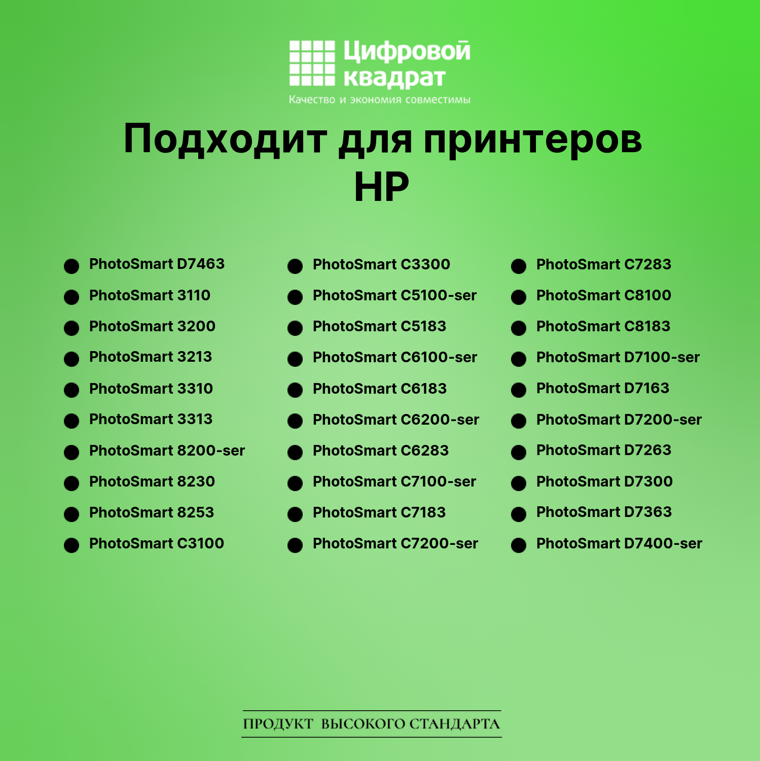 Картридж для HP PhotoSmart D7463 увеличенный ресурс совместимый 2