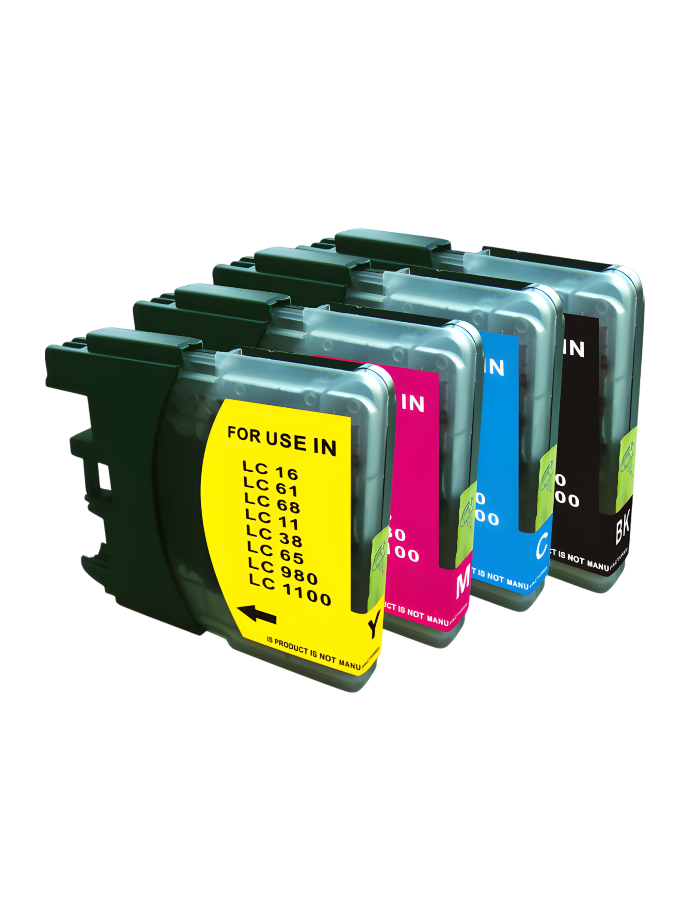 Набор картриджей LC-980/ LC-1100 Brother совместимый 1