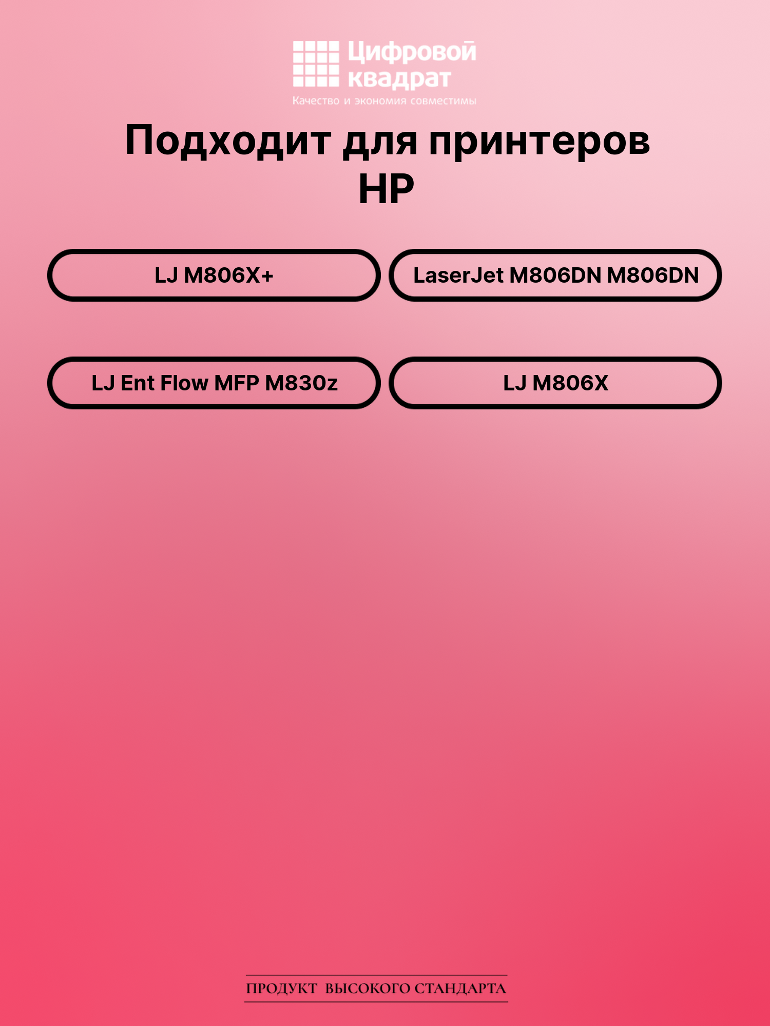 Картридж для HP M806X+ совместимый 2
