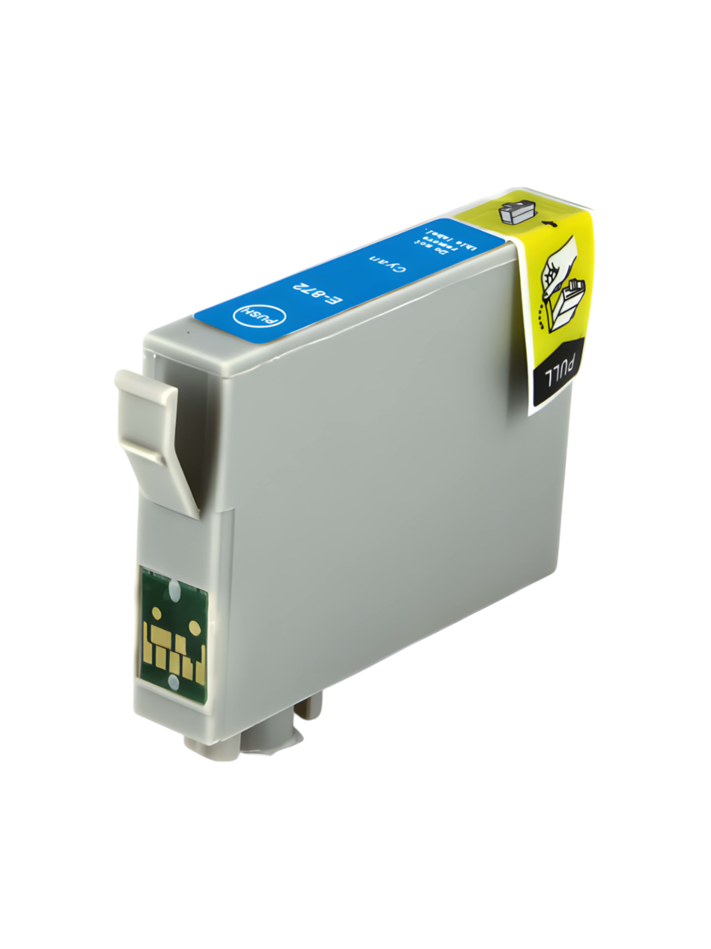 Картридж T0872 Epson голубой совместимый 1