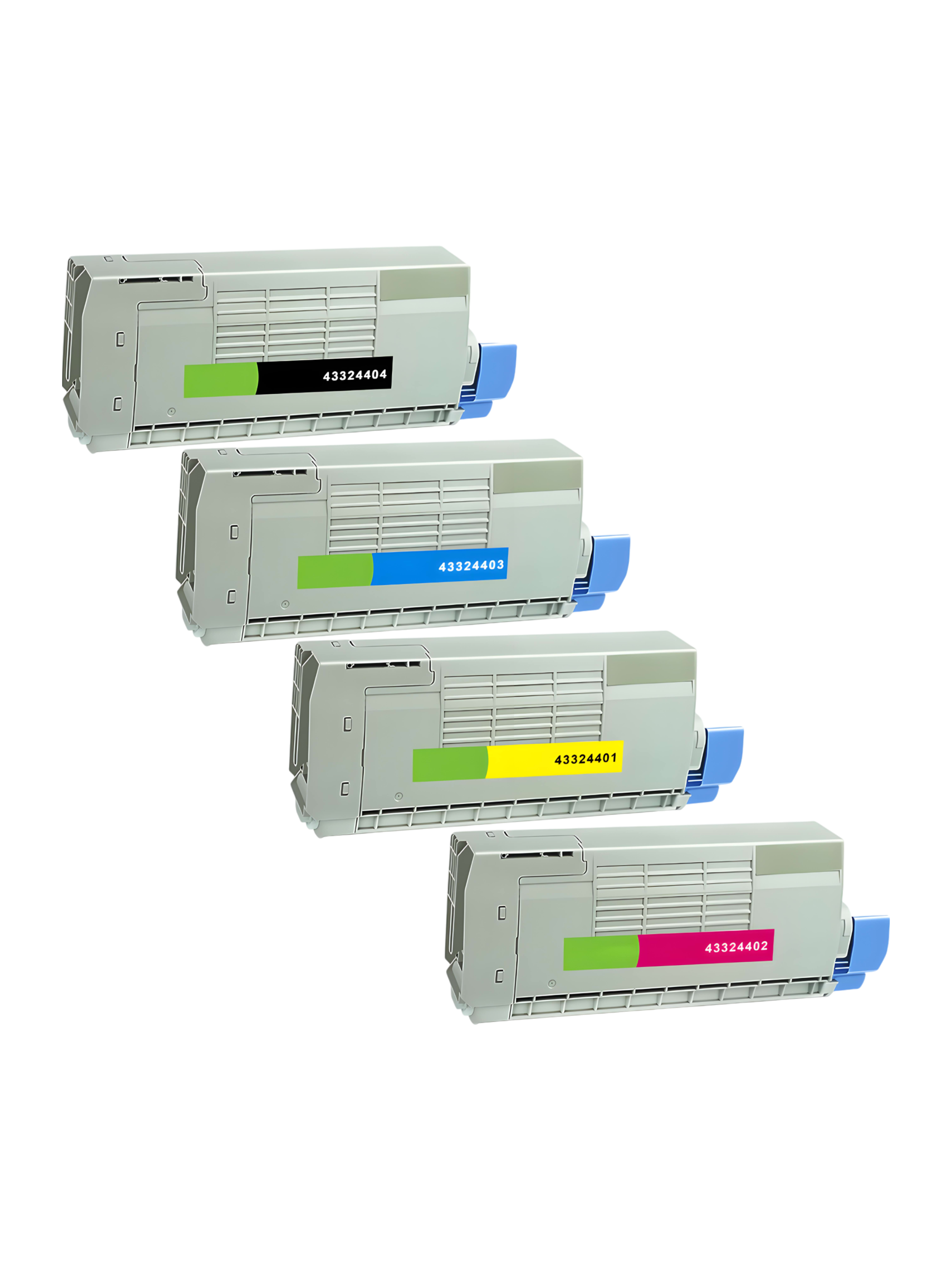 Набор картриджей 43324401-43324404 Oki совместимый 1