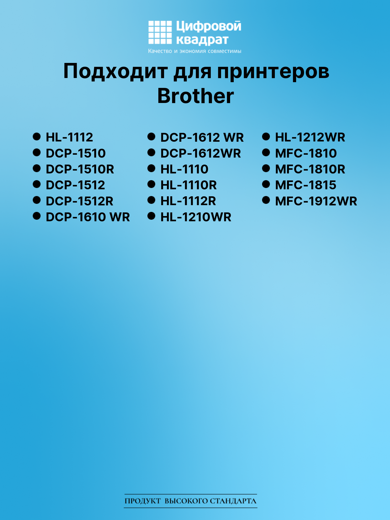 Картридж для Brother HL-1112 (TN-1075), DCP-1510 2
