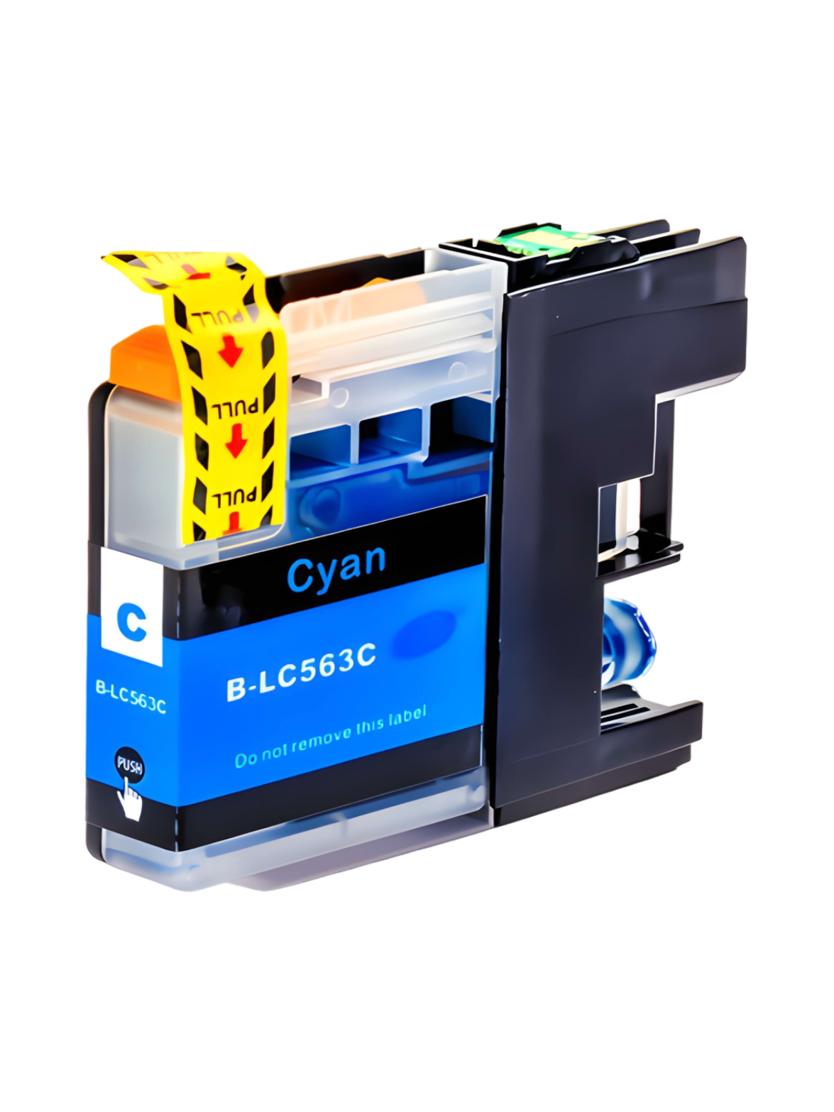 Картридж LC563C Brother голубой совместимый 1