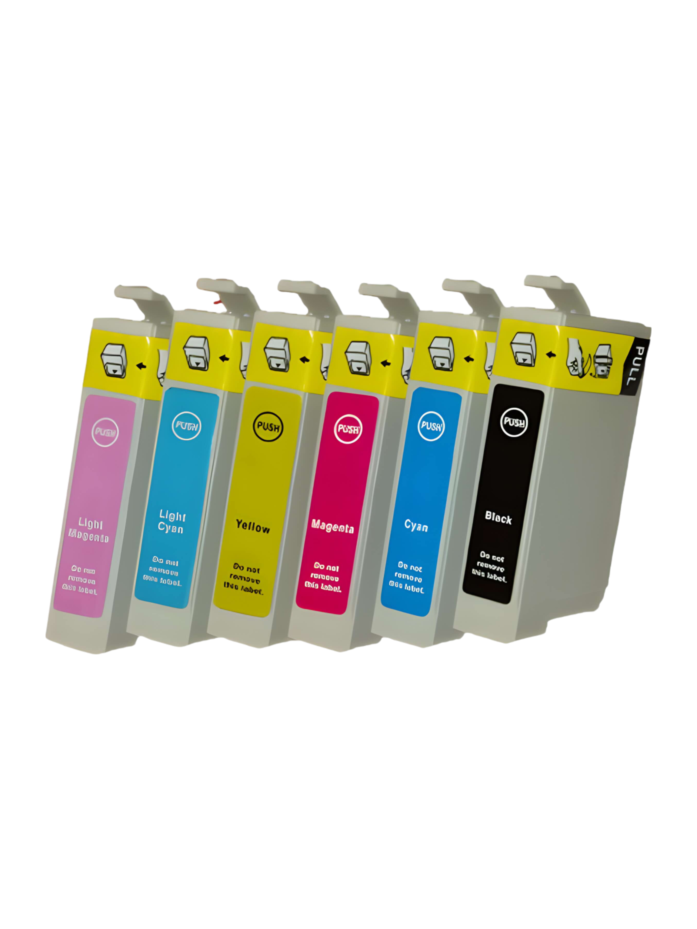 Картриджи T0791-T0796 для Epson набор cmyk lclm 1