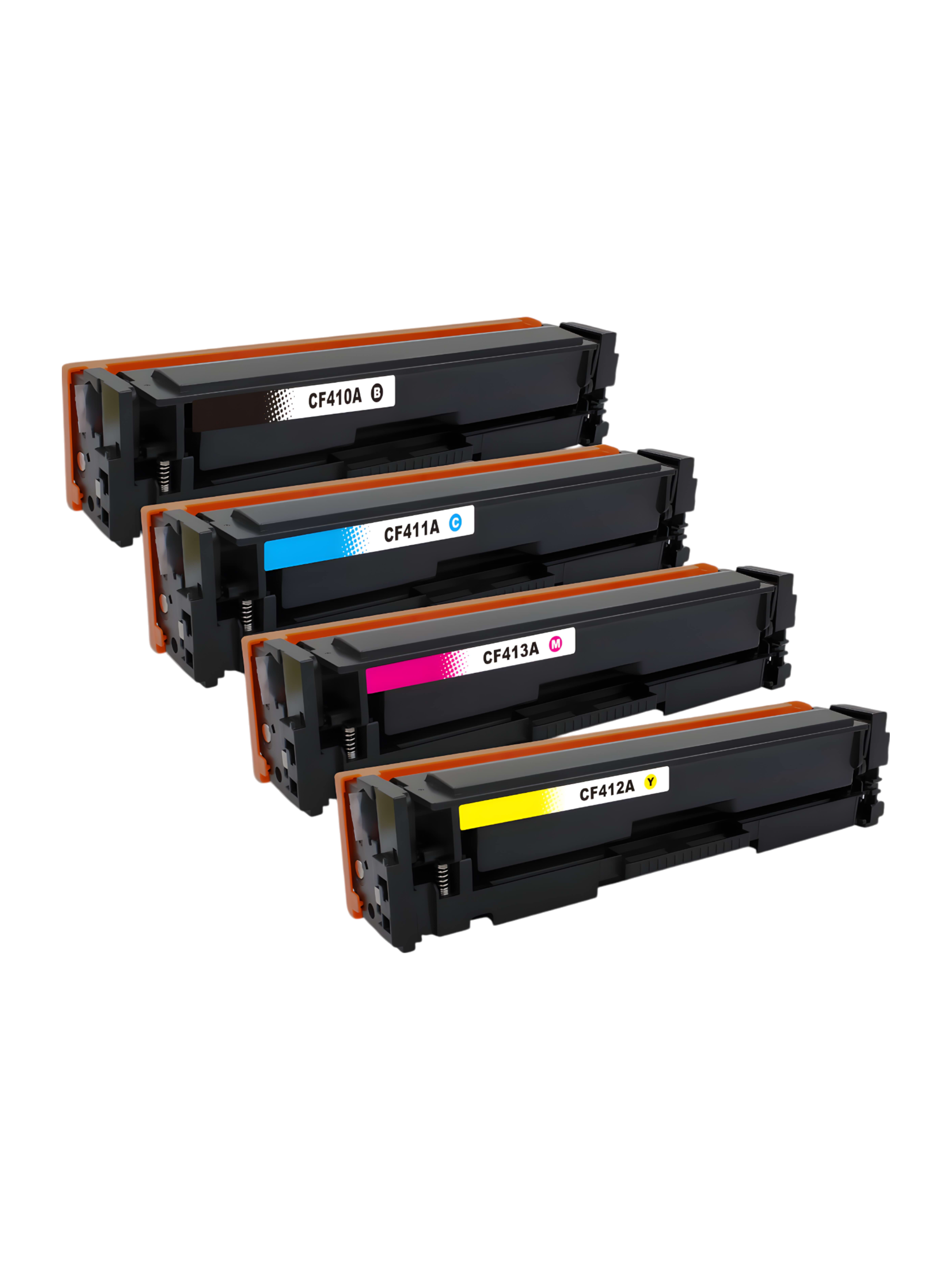 Набор картриджей CF410A-CF413A HP 410A совместимый 1