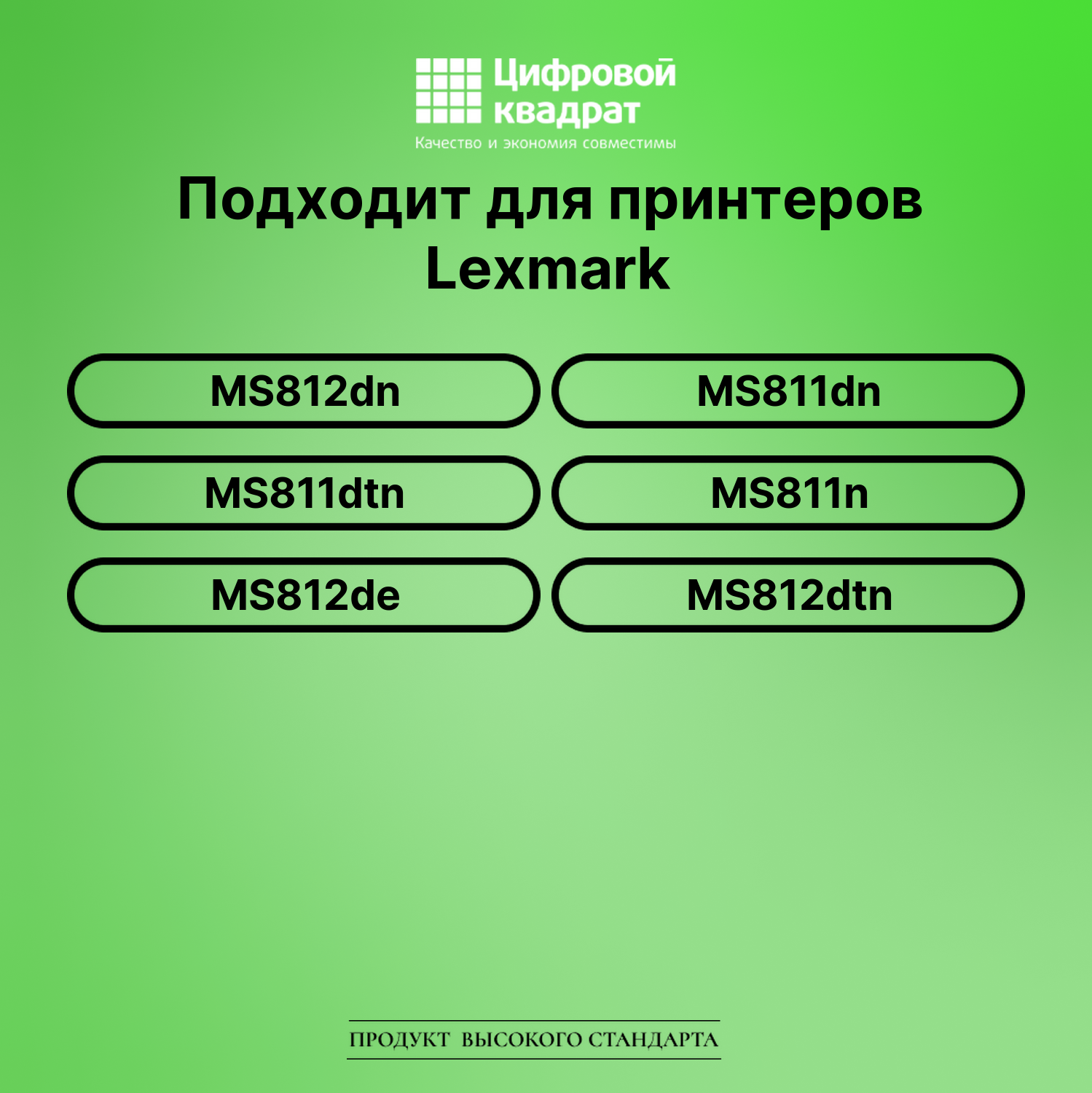 Картридж для Lexmark MS812dn совместимый 2
