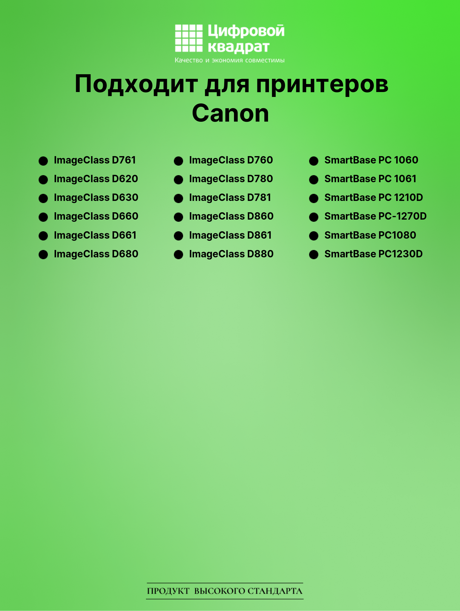 Картридж для Canon ImageClass D761 совместимый 2