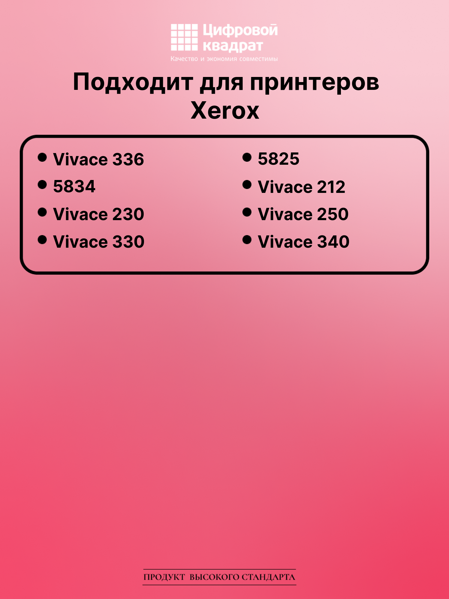 Картридж для Xerox Vivace 336 совместимый 2