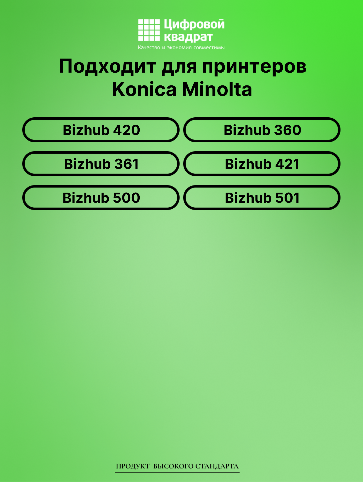 Картридж для Konica Bizhub 420 совместимый 2