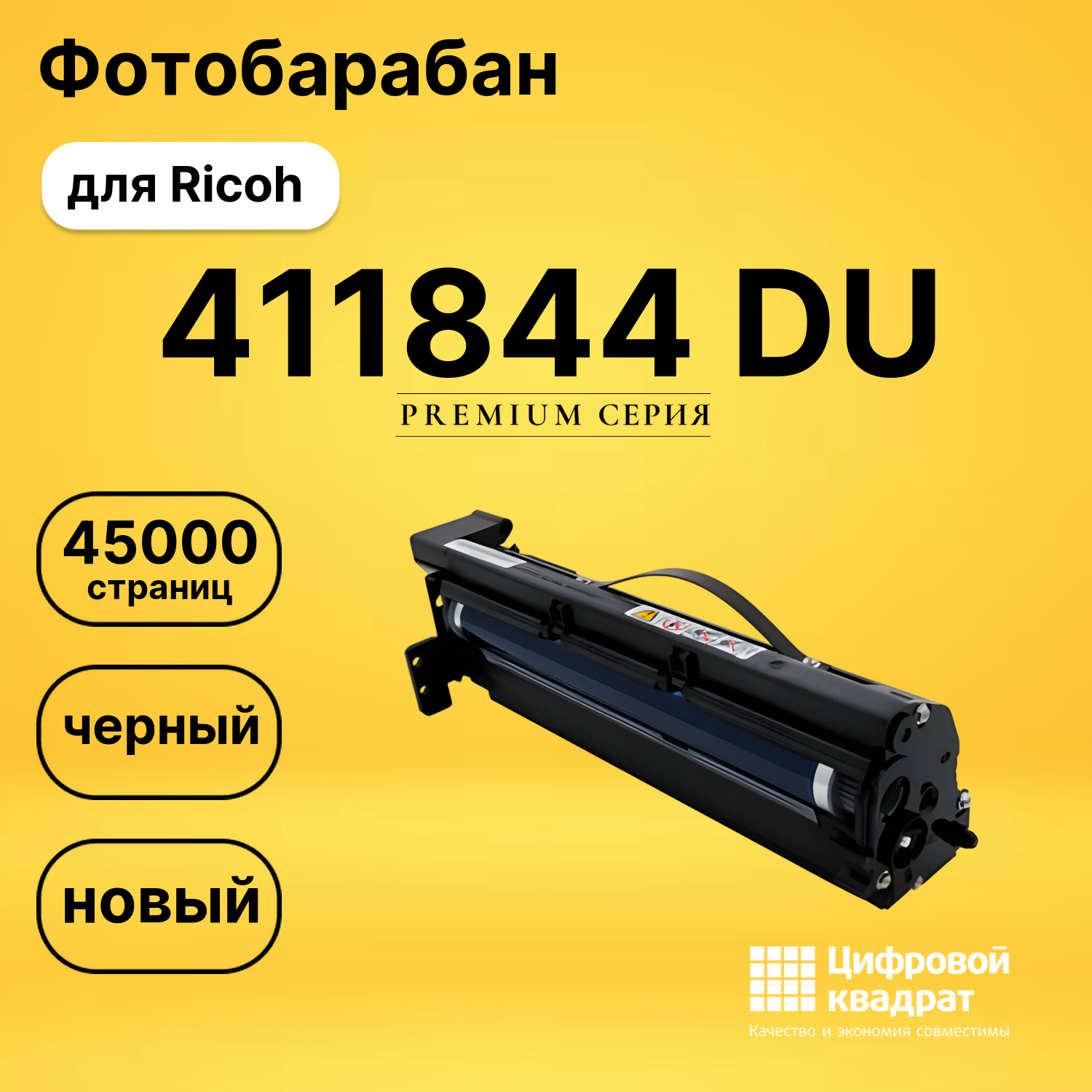 Фотобарабан DS 411844 DU Ricoh черный