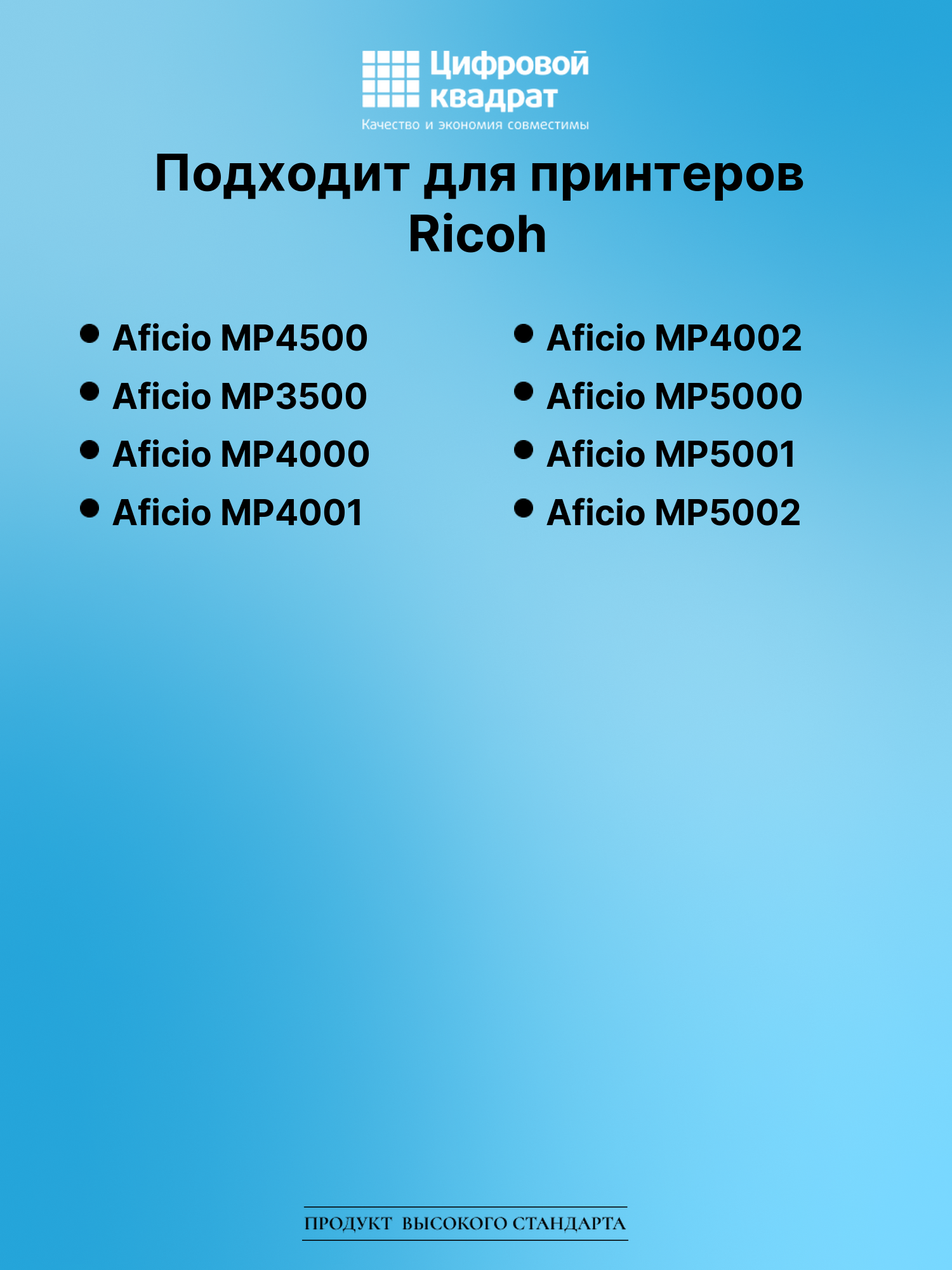 Картридж для Ricoh Aficio MP4500 (MP4500E), MP5000 2