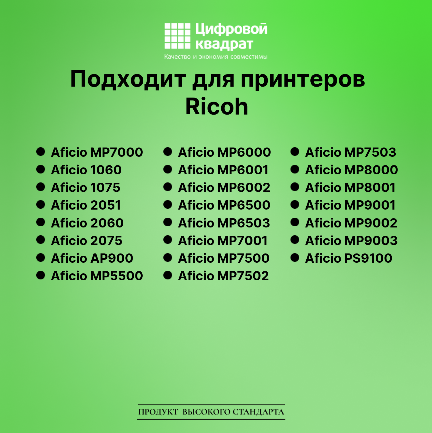 Картридж для Ricoh Aficio MP7000 совместимый 2