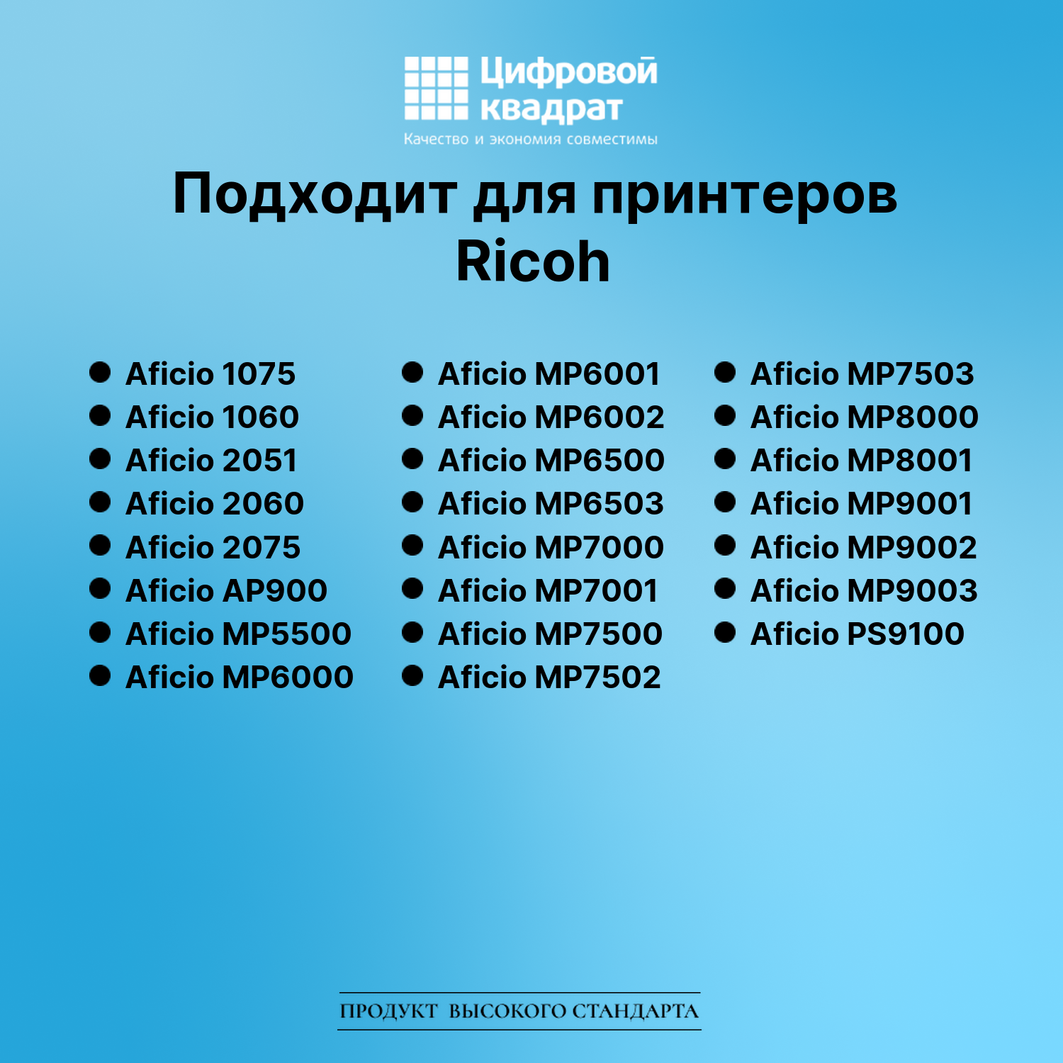 Картридж для Ricoh Aficio 1075 совместимый 2
