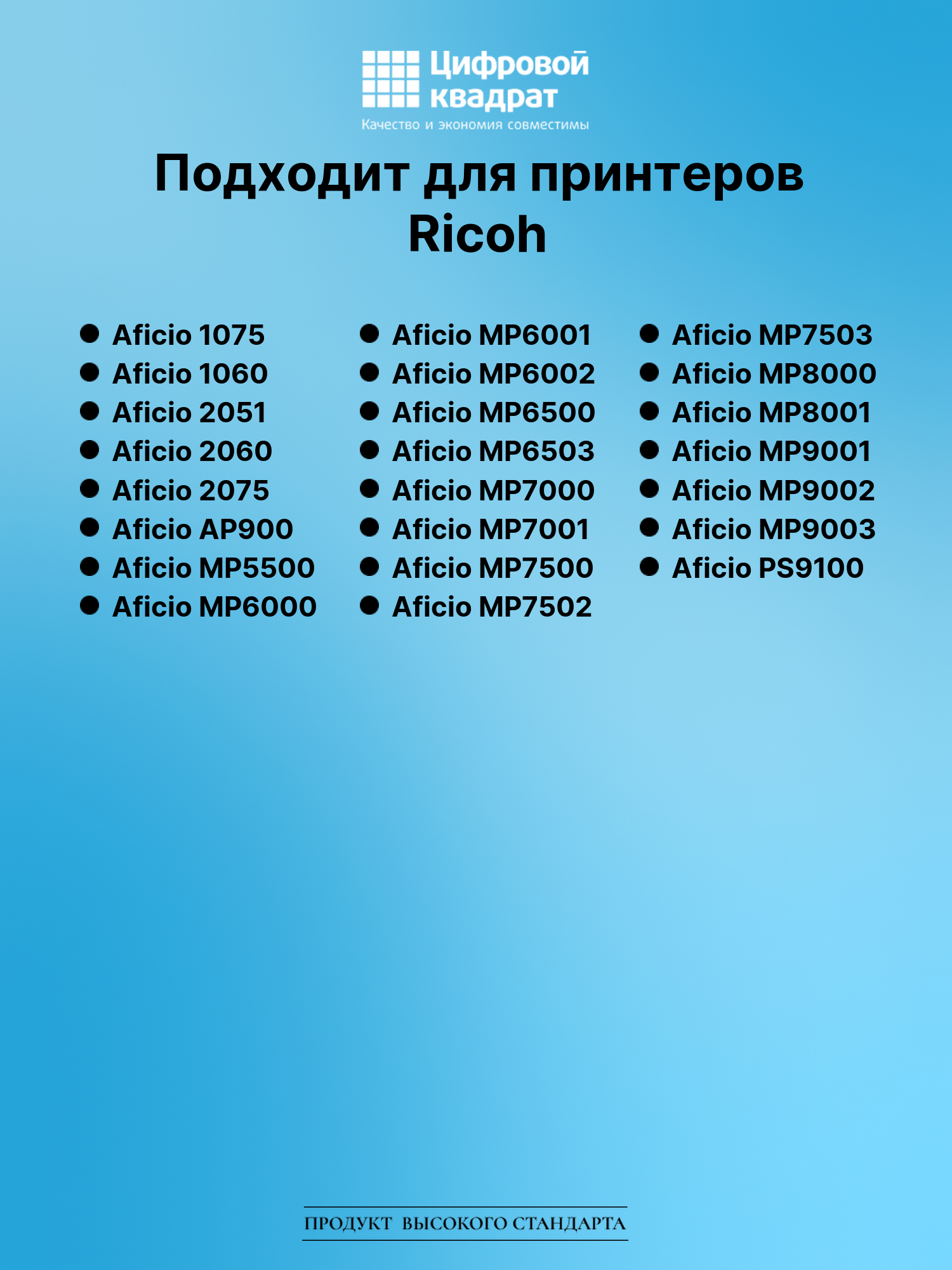 Картридж для Ricoh Aficio 1075 совместимый 2