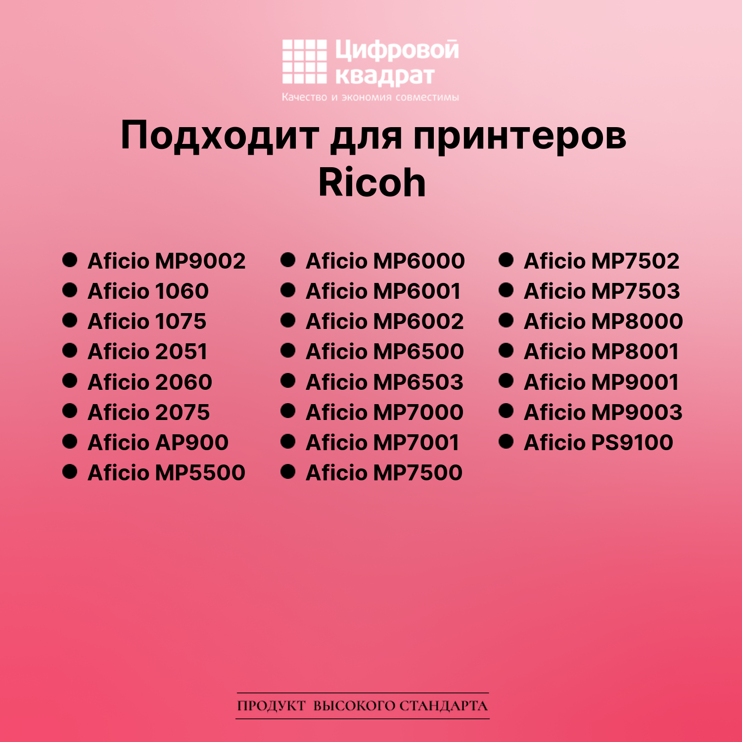 Картридж для Ricoh Aficio MP9002 совместимый 2