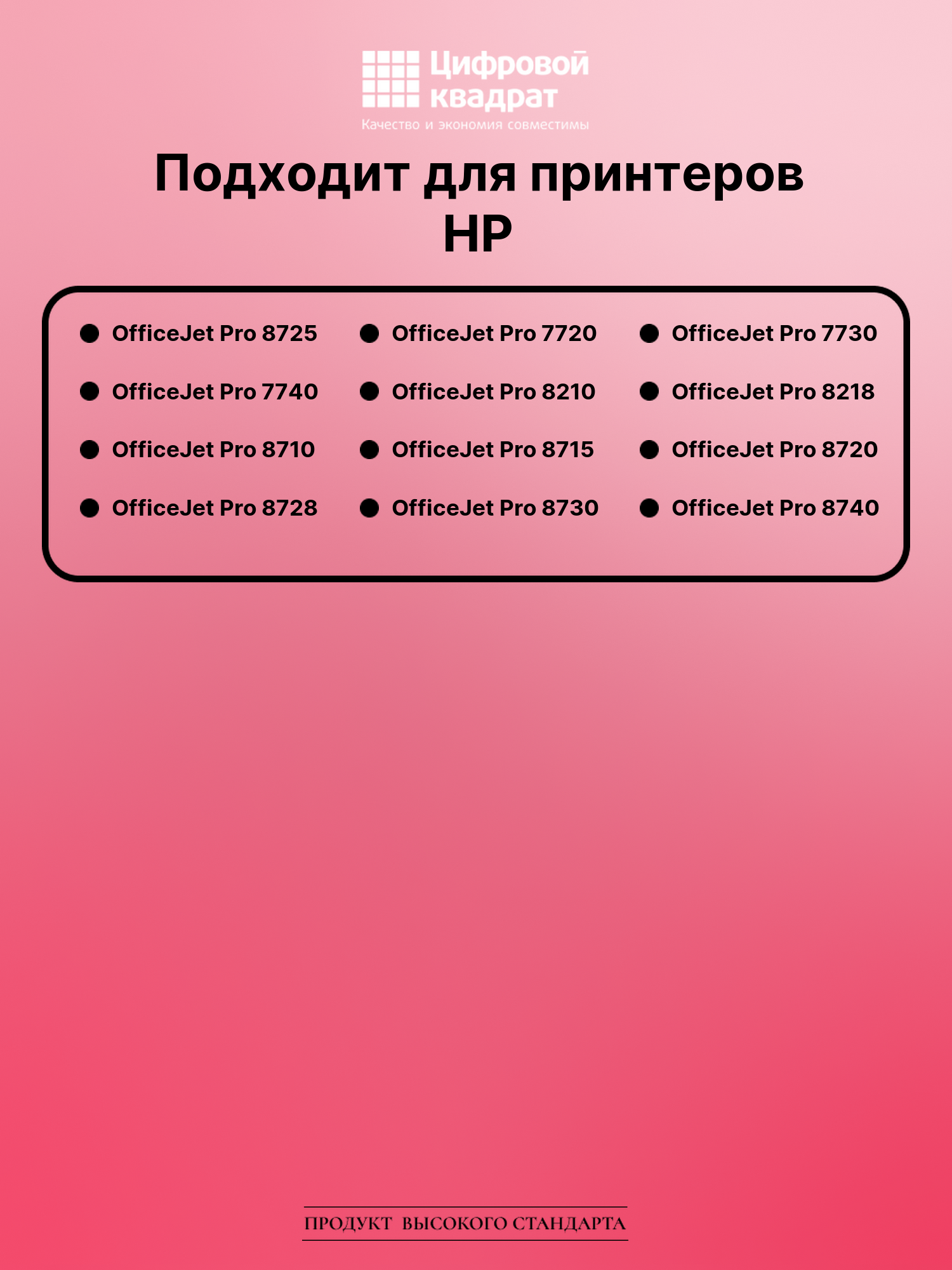 Картридж для HP OfficeJet Pro 8725 совместимый 2