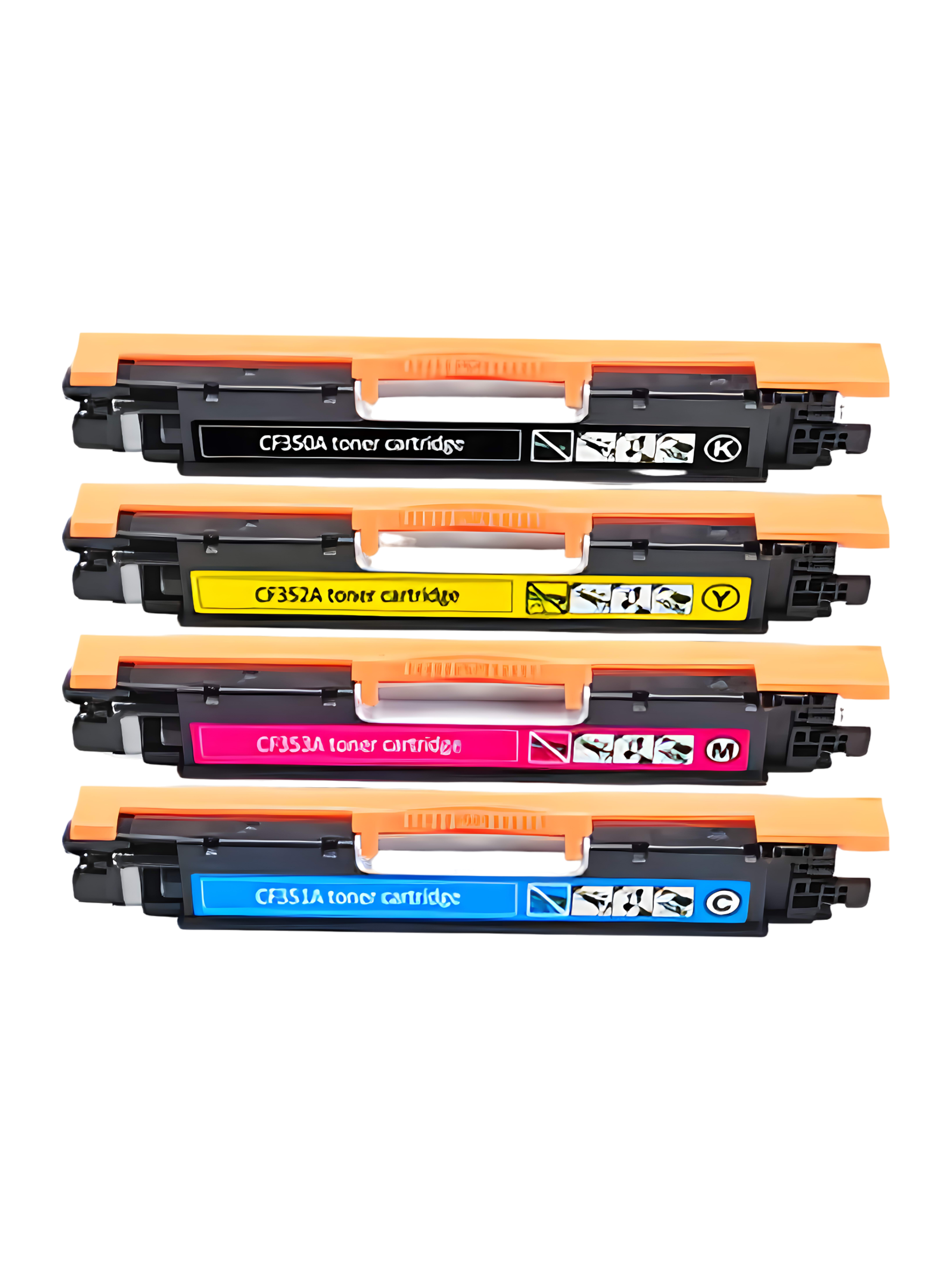 Набор картриджей CF350A-CF353A HP 130A совместимый 1