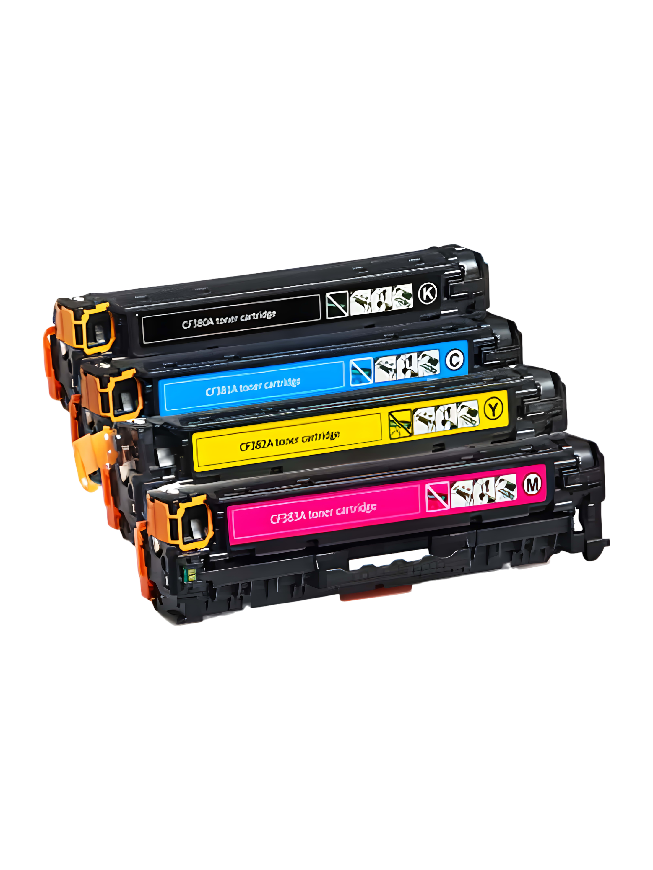 Набор картриджей CF380A-CF383A HP 312A совместимый 1