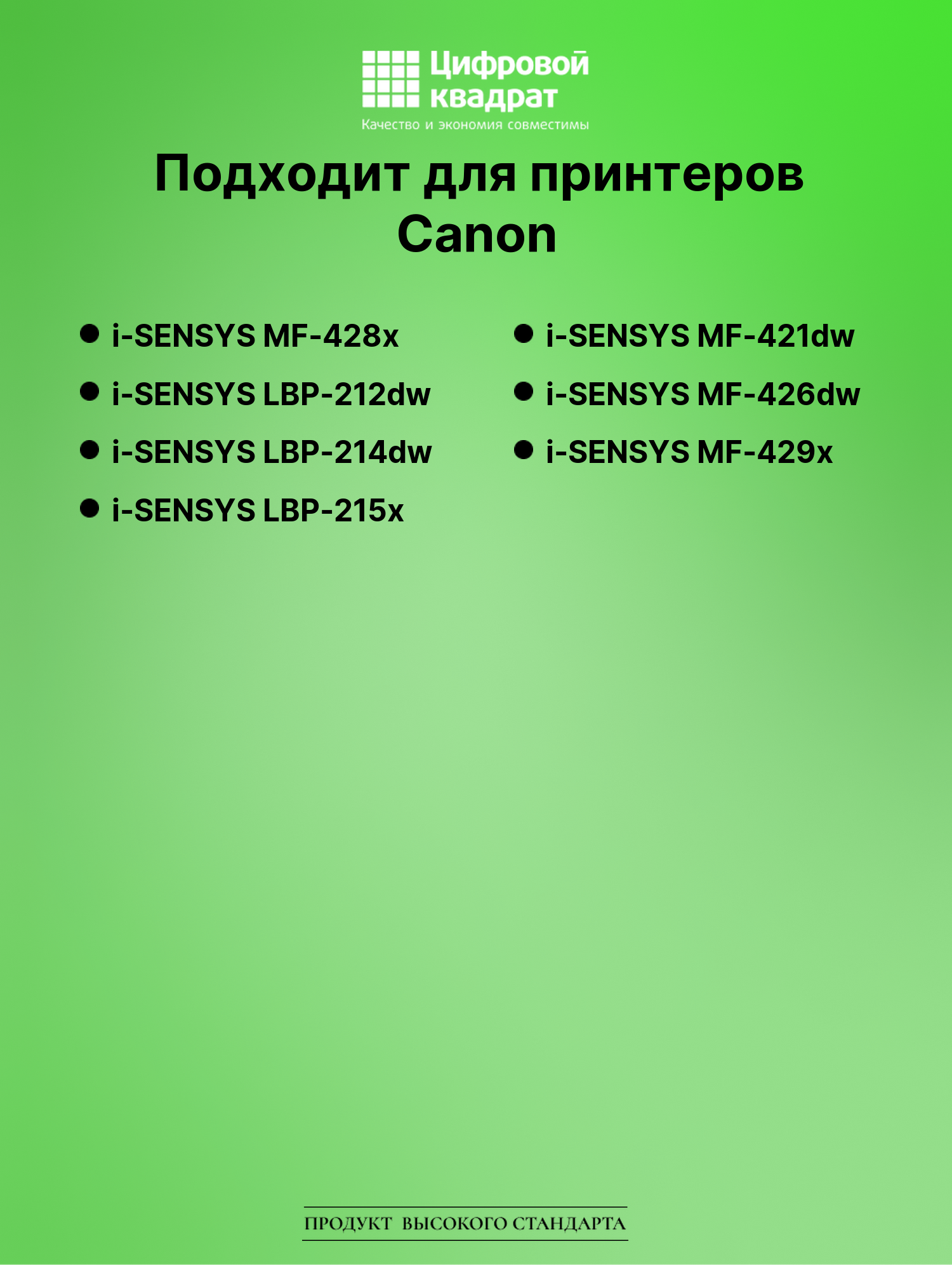 Картридж для Canon i-SENSYS MF-428x (052H), MF-429x 2