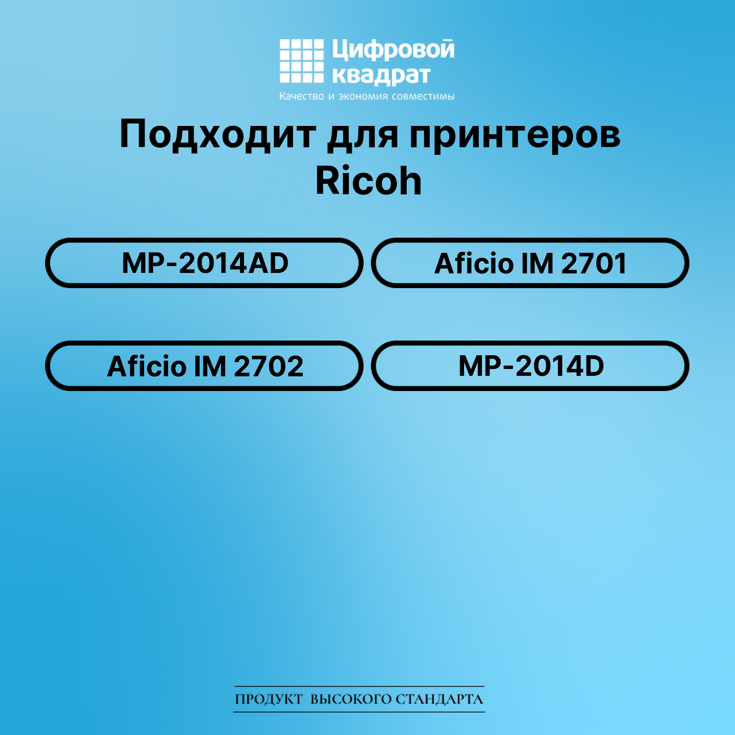 Картридж для Ricoh MP-2014AD (MP-2014H), IM 2701 2