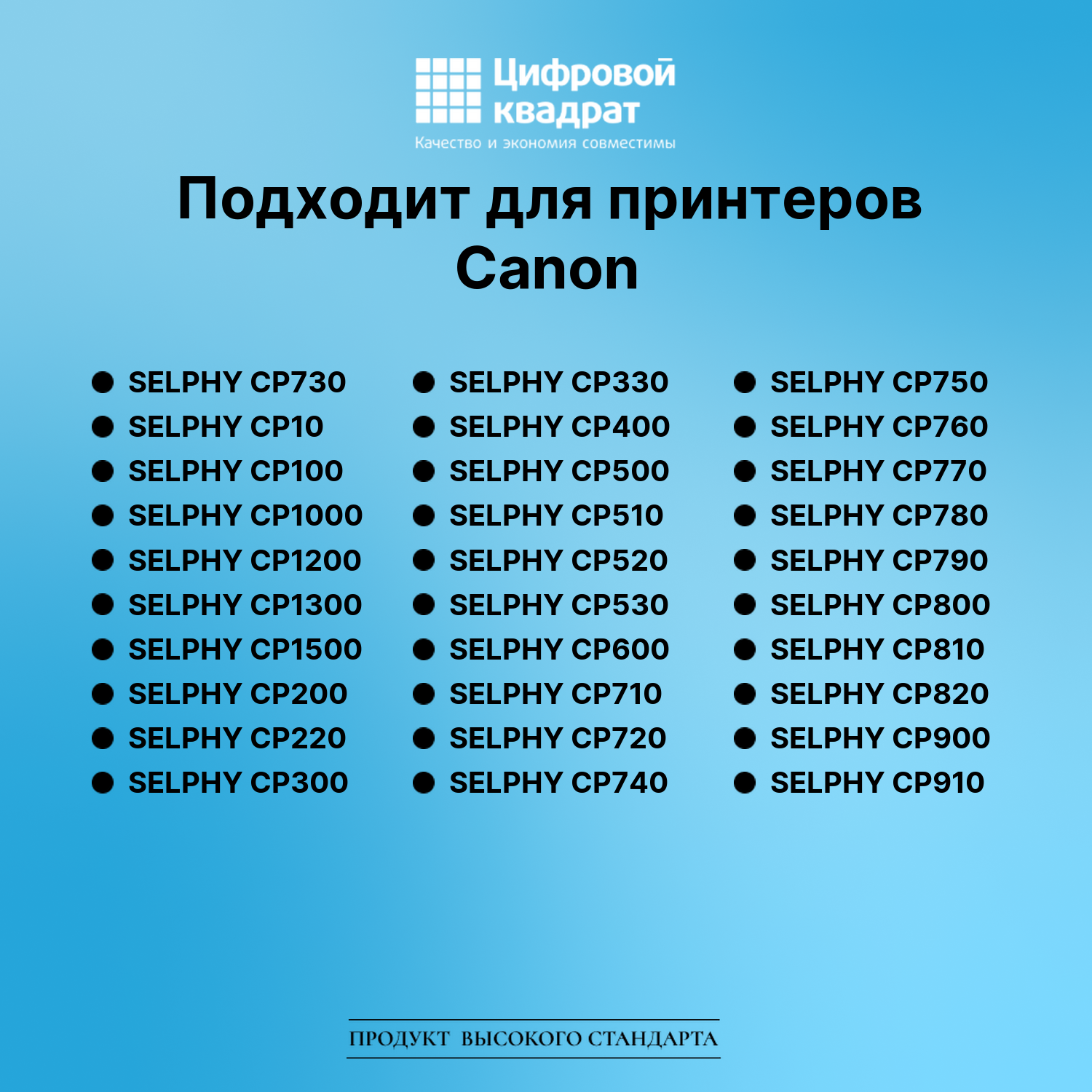 Набор для печати SELPHY-CP730 для Canon 3 картриджа + фотобумага, 108 листов совместимый 2