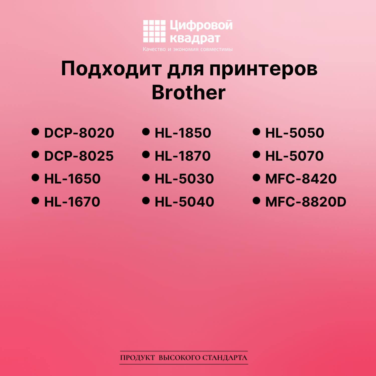 Картридж для Brother DCP-8020 совместимый 2