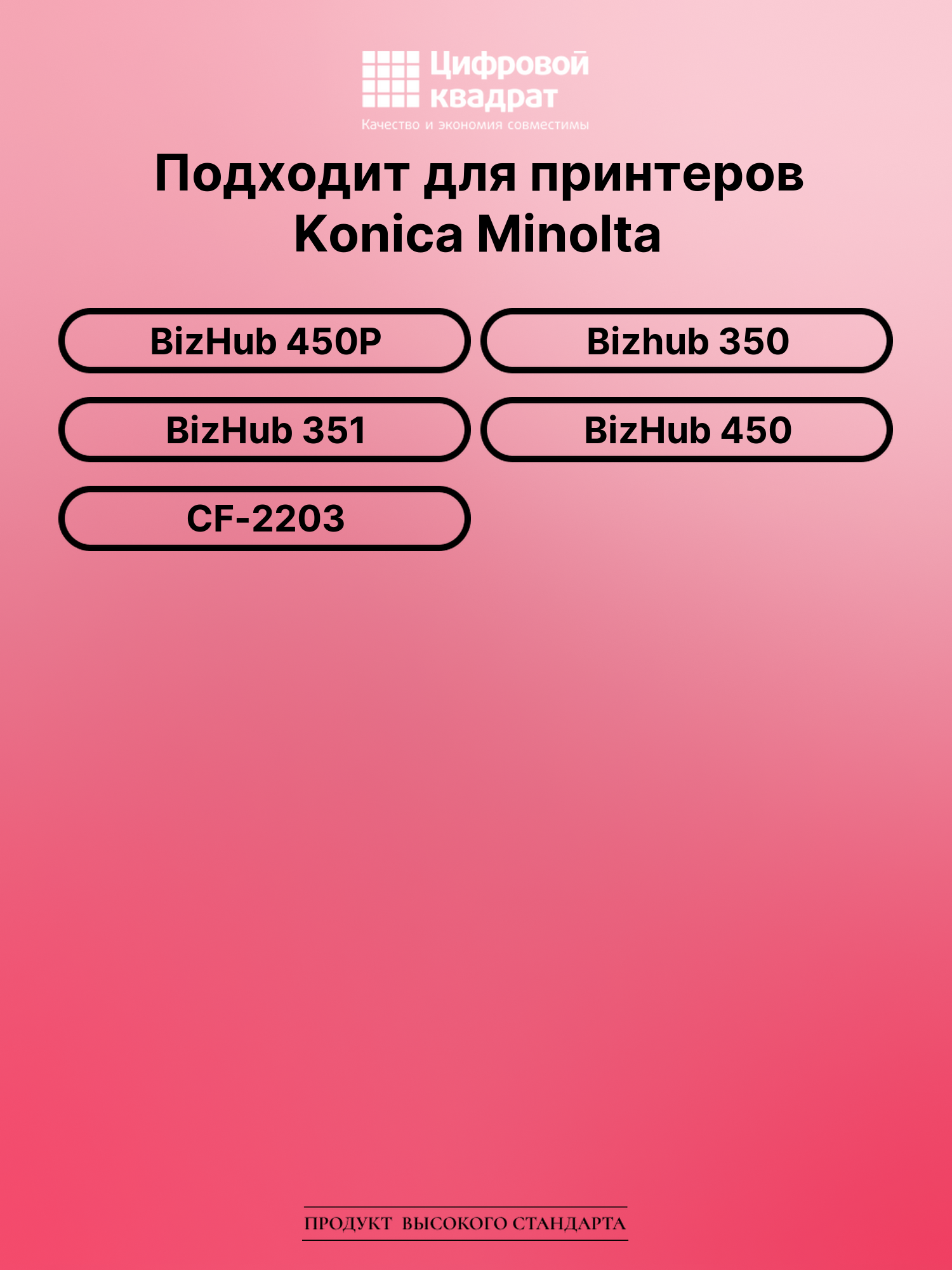 Картридж для Konica BizHub C450P совместимый 2