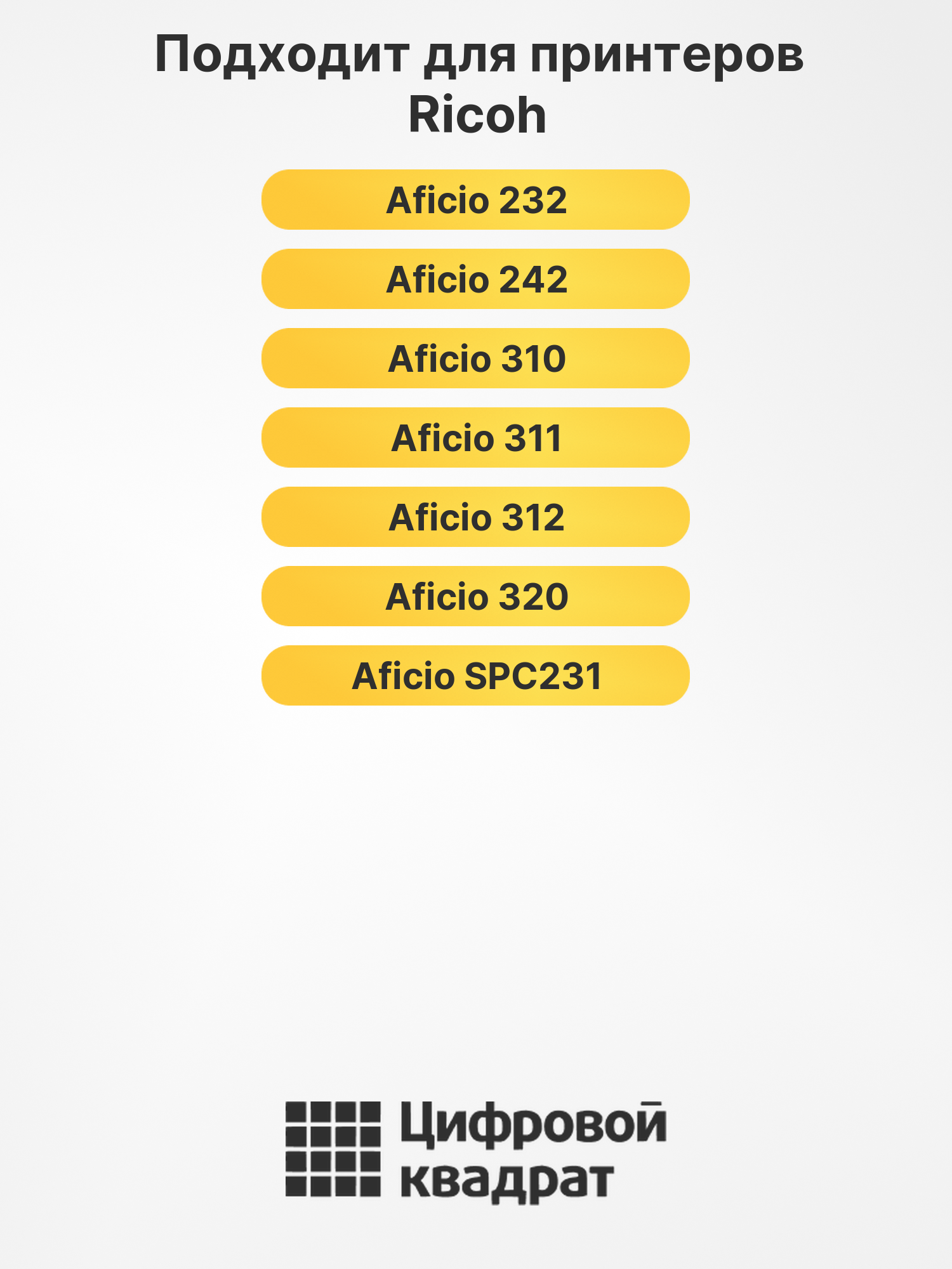 Картриджи SPC310 для Ricoh 232, 242, 310, 311, 312, 320 2