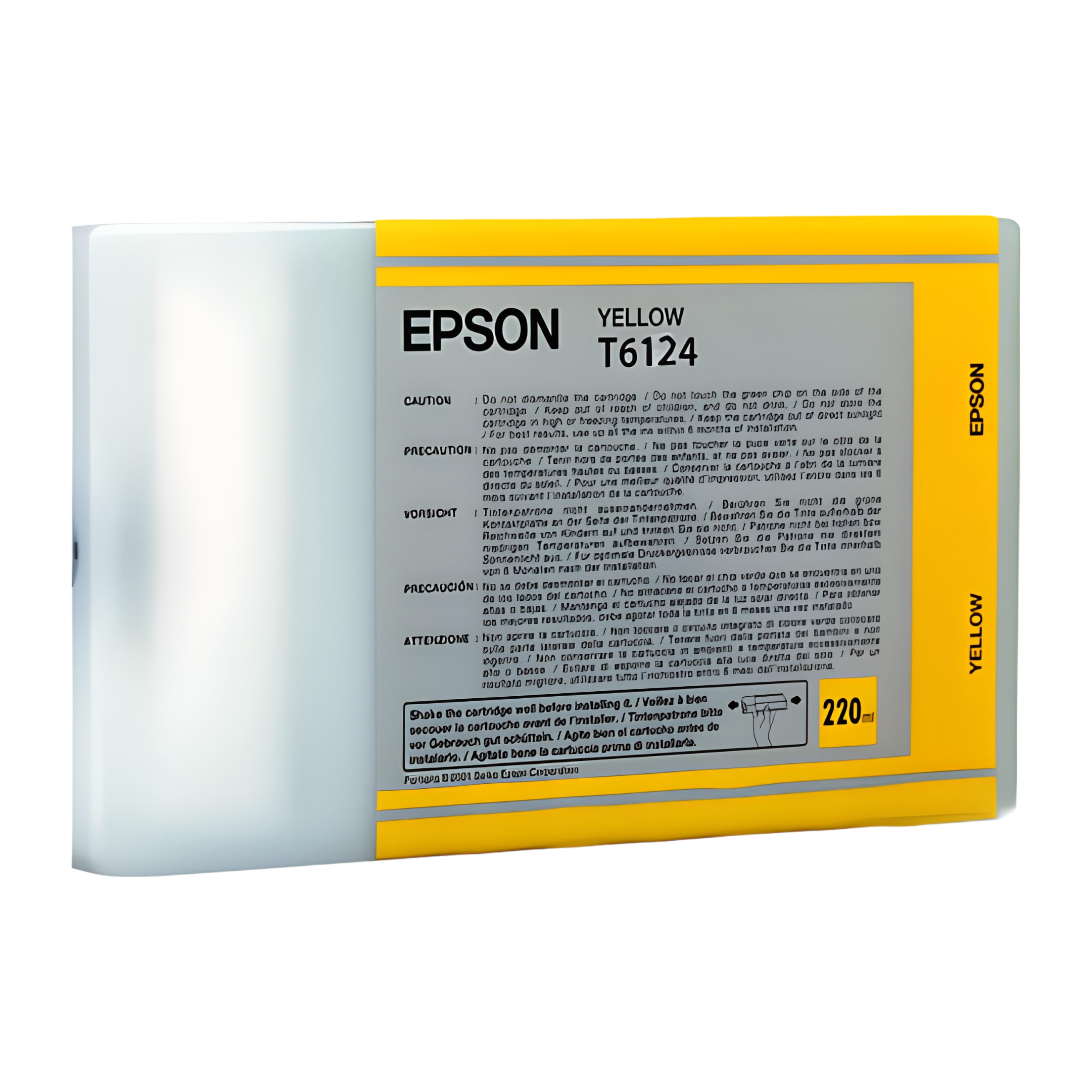 Картридж T6124 Epson желтый совместимый 1