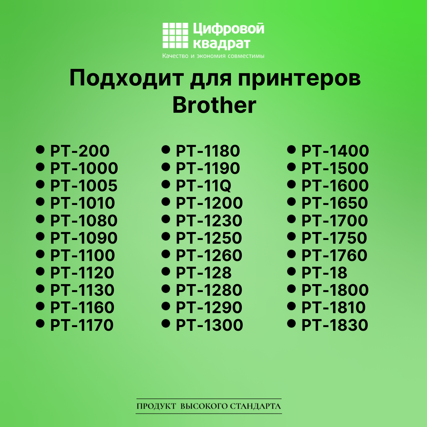 Лента для печати этикеток и наклеек для Brother PT-200 2