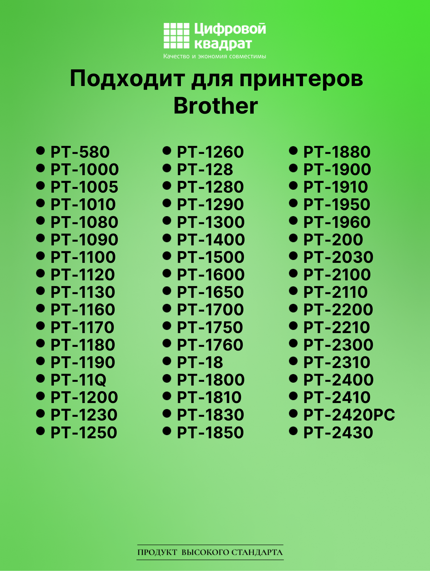 Картридж для Brother PT-580 (TZe-111), PT-1000, PT-11Q 2