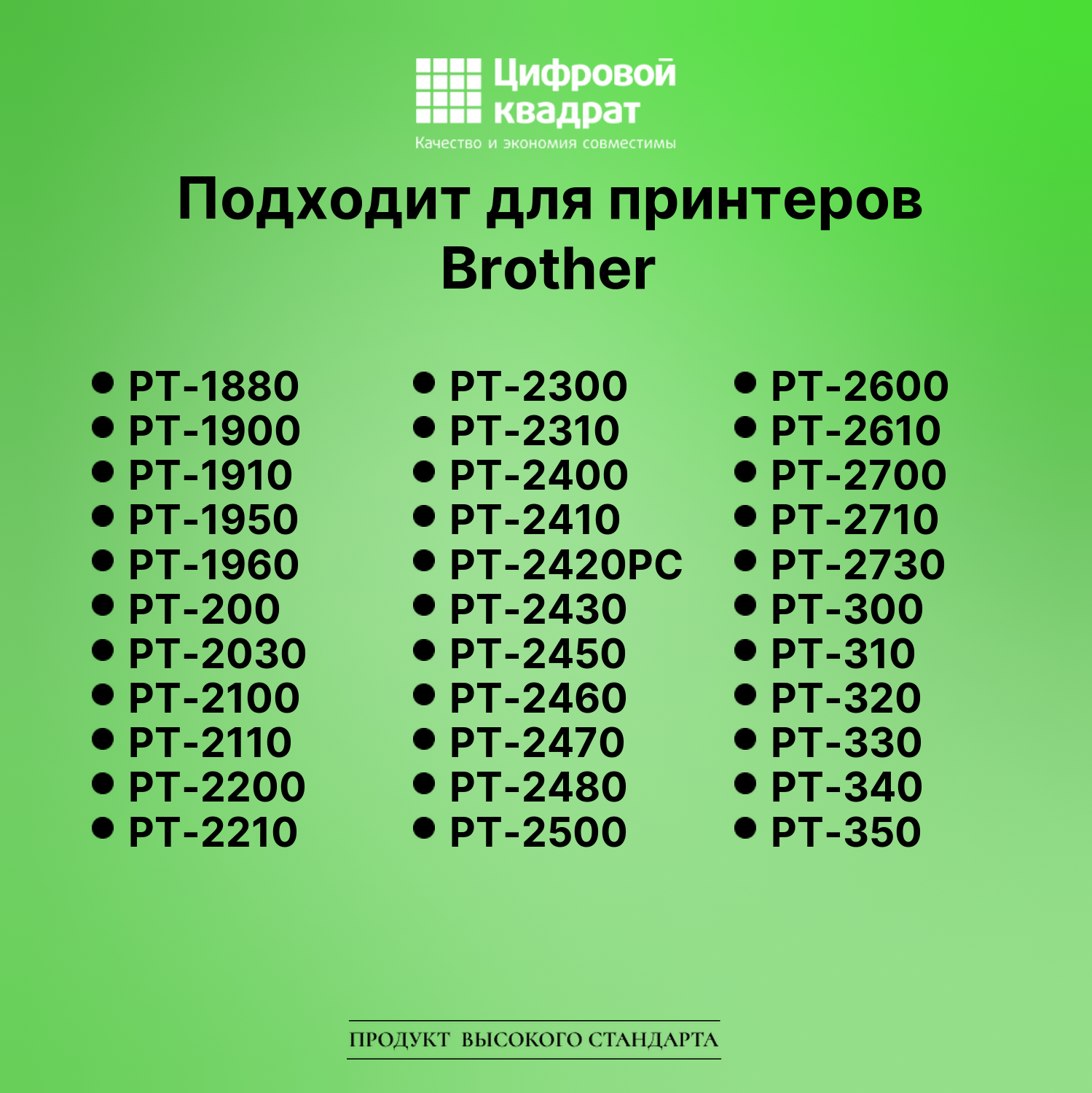 Лента для печати этикеток и наклеек для Brother PT-ST1150 3