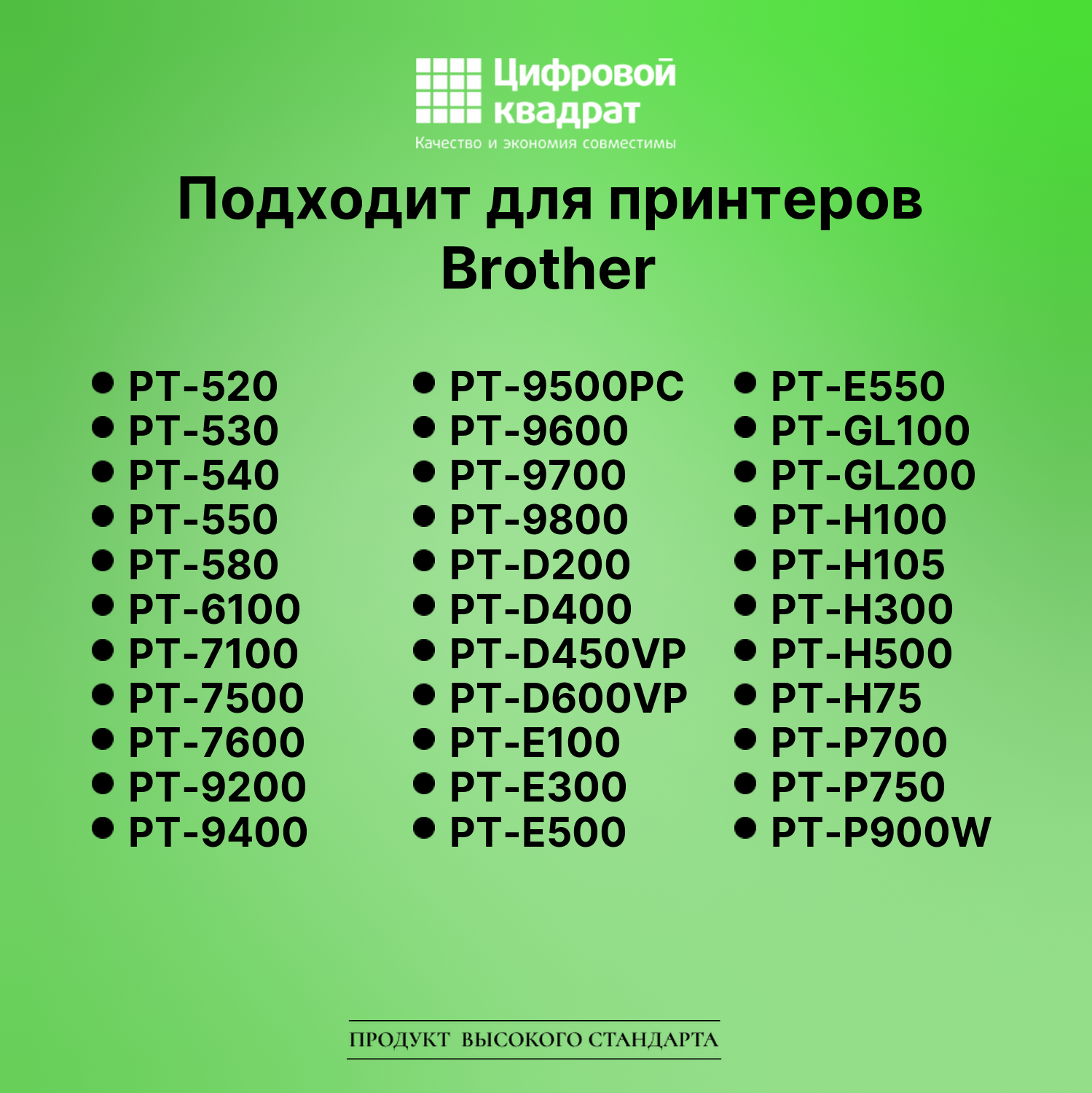 Лента для печати этикеток и наклеек для Brother PT-ST1150 4