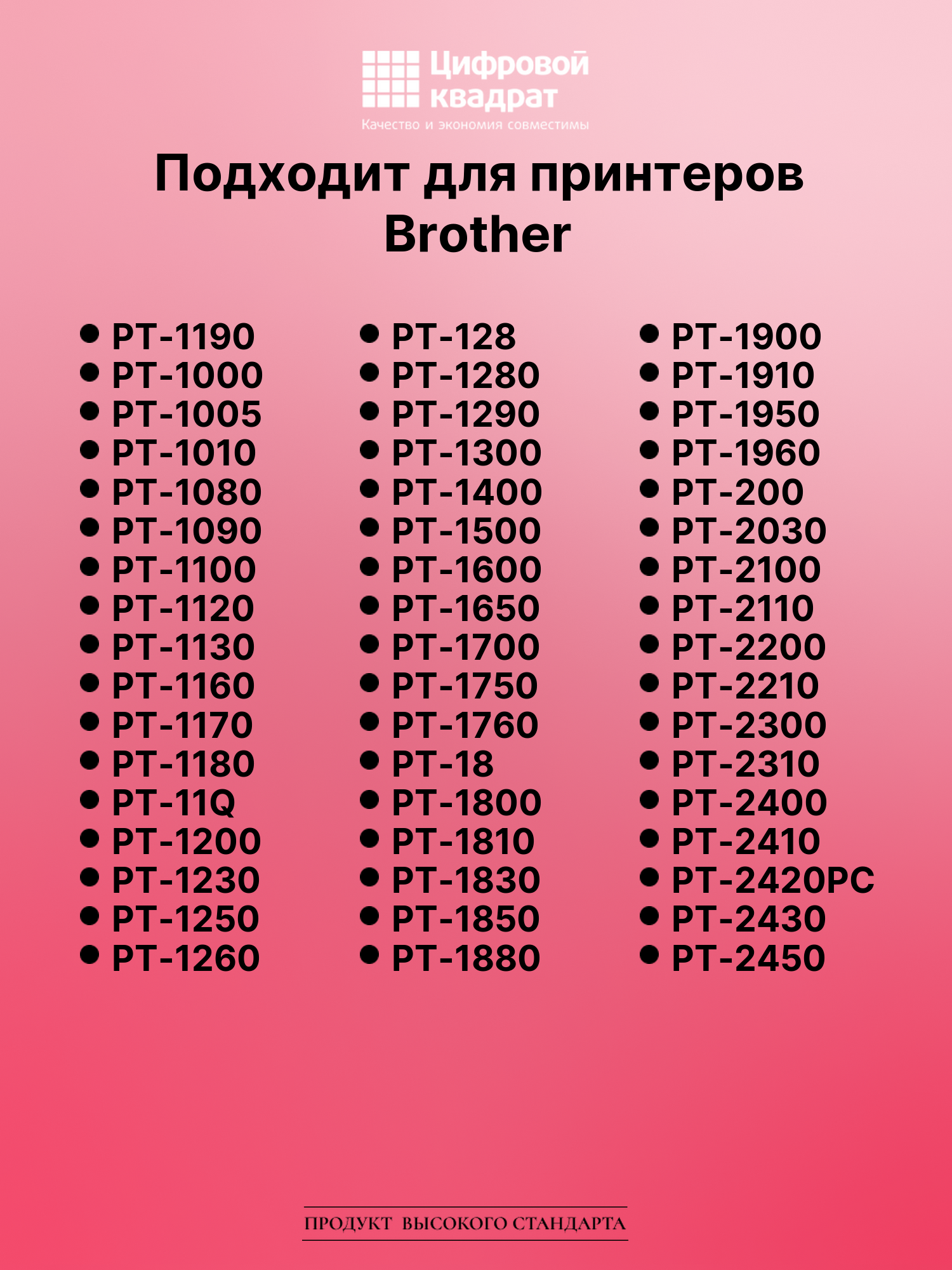 Картридж для Brother PT-1190 (TZe-111), PT-1000, PT-18 2