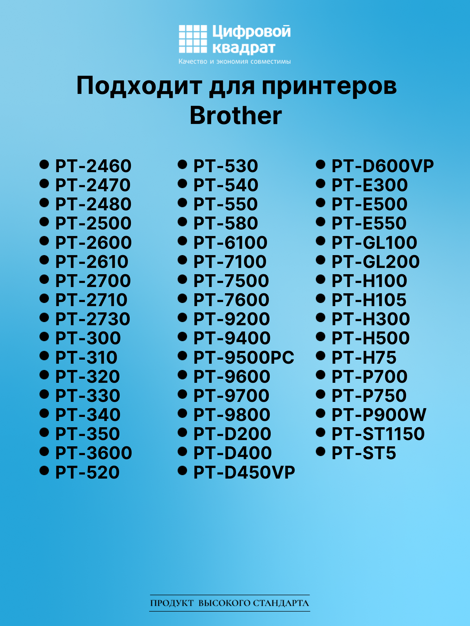 Картридж для Brother PT-E100 (TZe-111), PT-1000, PT-18 3